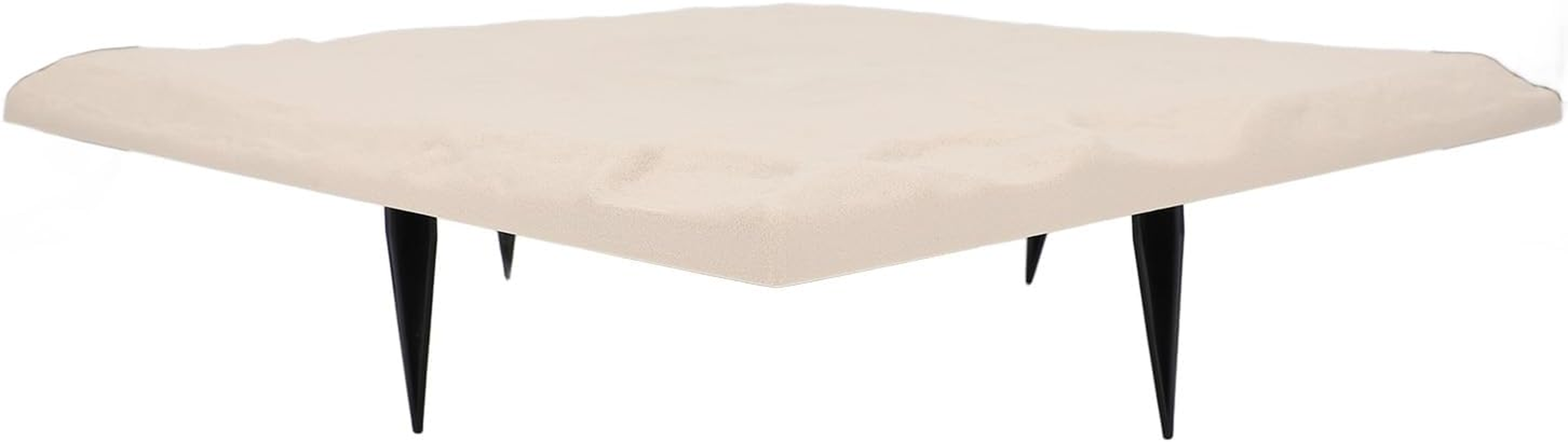 Bewinner Garden Stepping Stones Outdoor with Ground Stakes, Polypropylene Resin Weatherproof Decorative Stepping Stones Outdoor for Lawn (Quadrate) - Beige image number 5