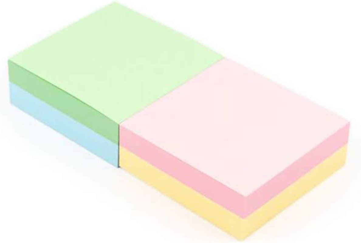 Collins Colour Block Memo Pad, Pastel Square image number 1