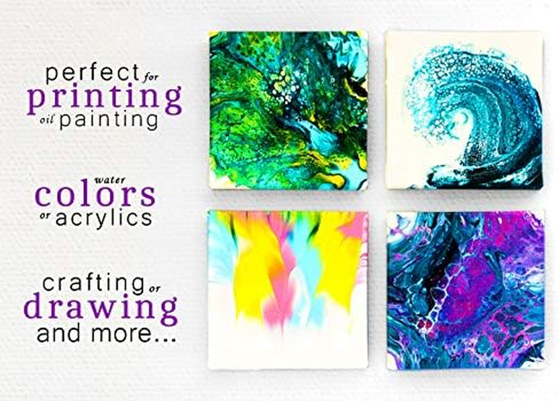 Vvivid Double Primed Cotton Canvas 12" Wide Roll Choose Your Size! (10Ft X 12" Roll)