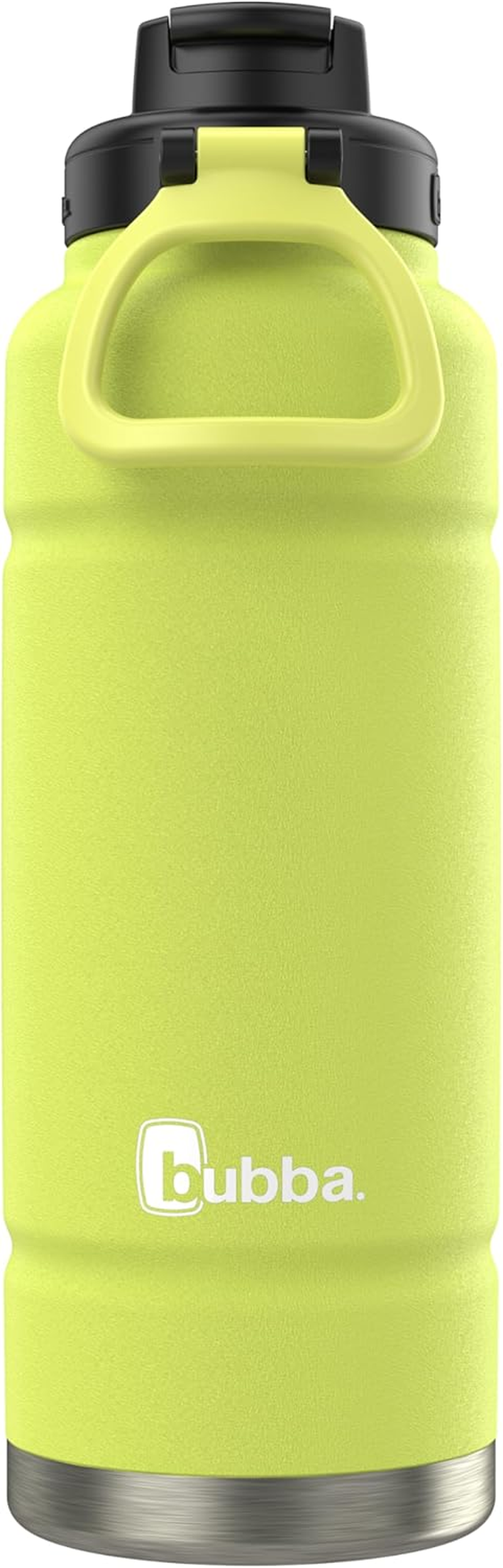 Bubba Trailblazer Insulated Stainless Steel Water Bottle with Straw Lid, 40Oz, Limelight Powder Coat