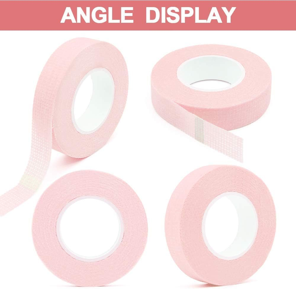 EBANKU 5 Rolls Eyelash Extensions Tape, Eye Tape for Lash Extension Breathable Micropore Fabric Tape for Eyelash Extension Supplies (9M/10 Yards) image number 5