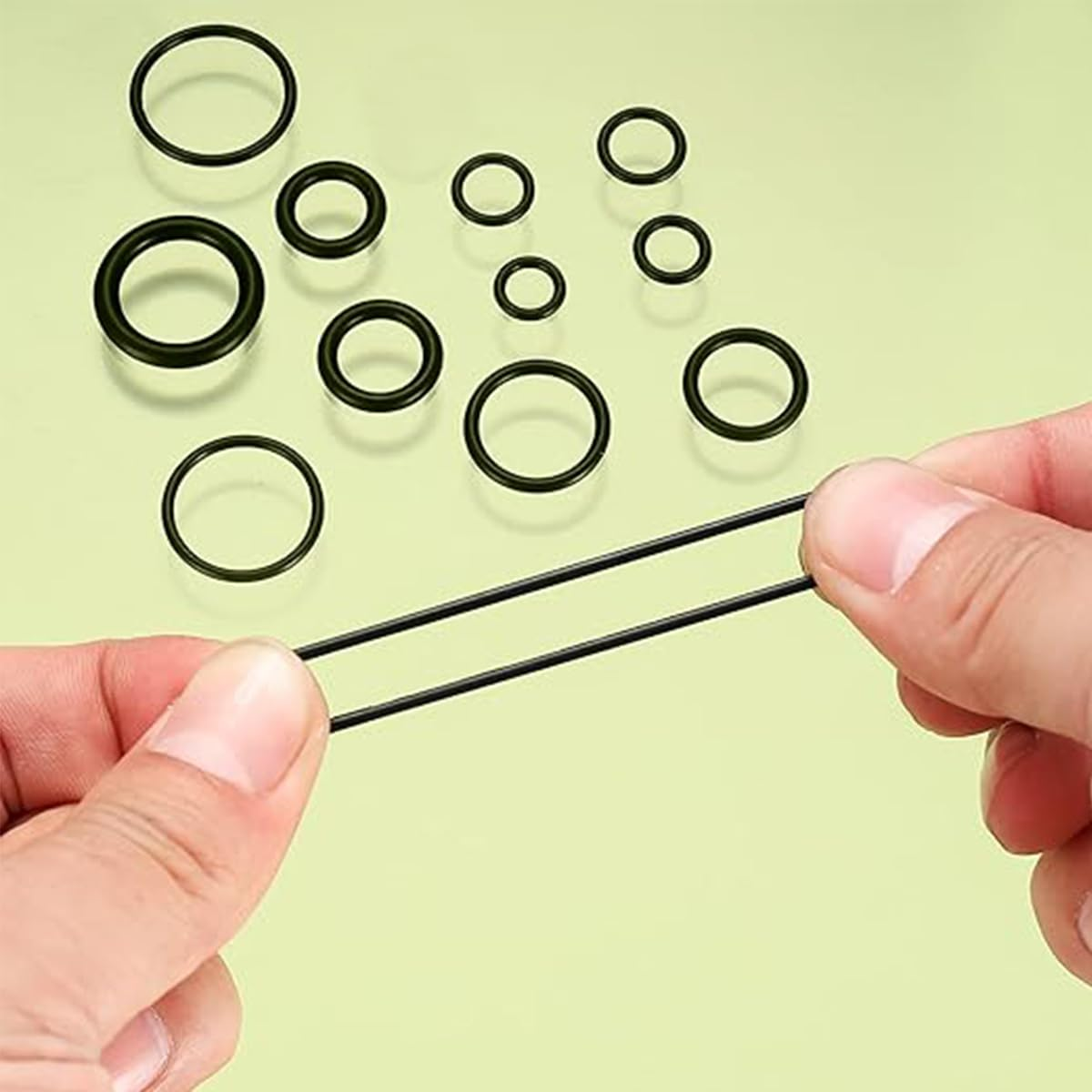 400 Pcs Rubber O-Rings Assortment Kit, O Rings Kit,24 Sizes Nitrile Rubber O Rings Sealing Kits for Faucet,Hose,Automotive Repair, Plumbing,Gas image number 1