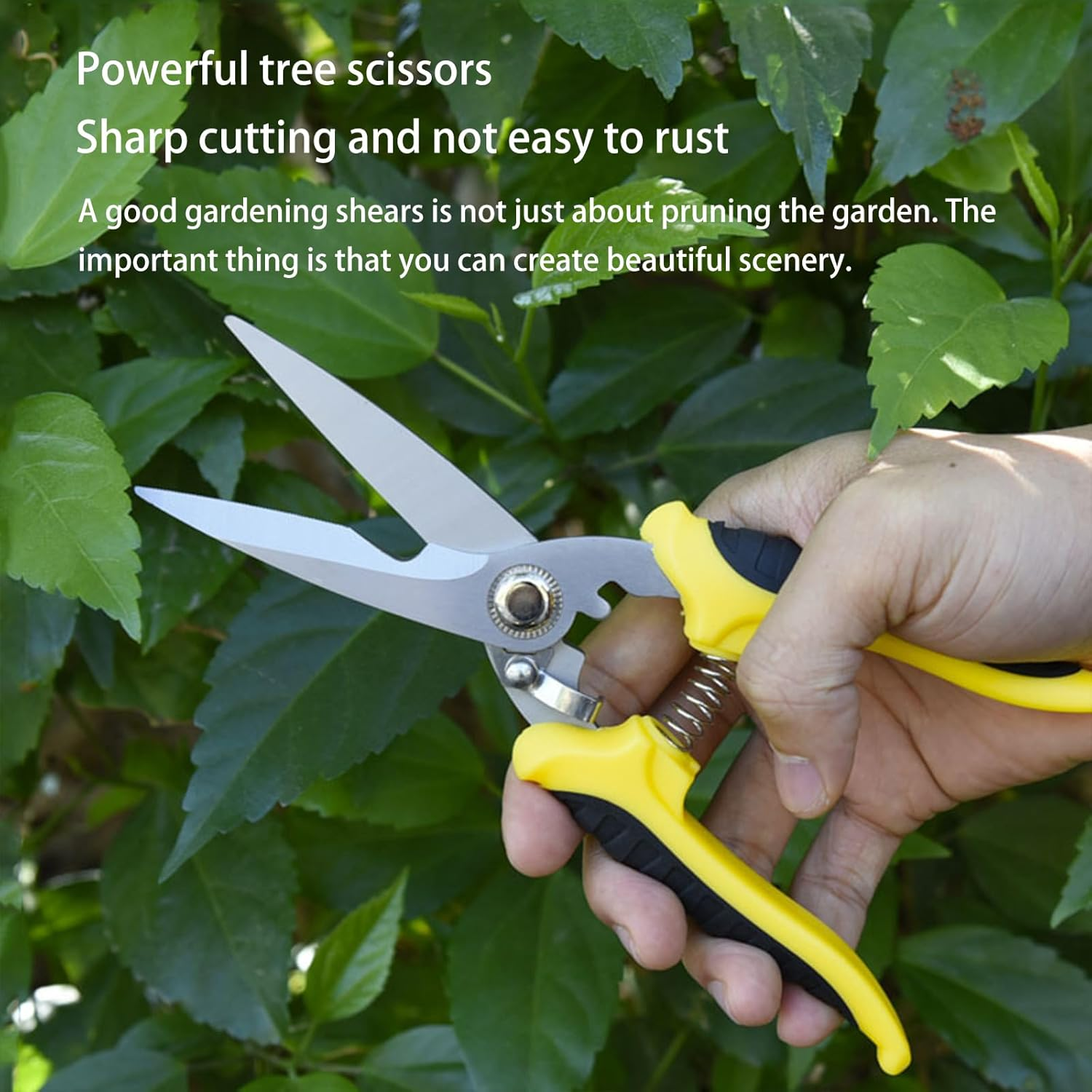 Vbvbip Professional Pruning Shears Set - Ergonomic Design Stainless Steel Garden Tool Kit image number 5
