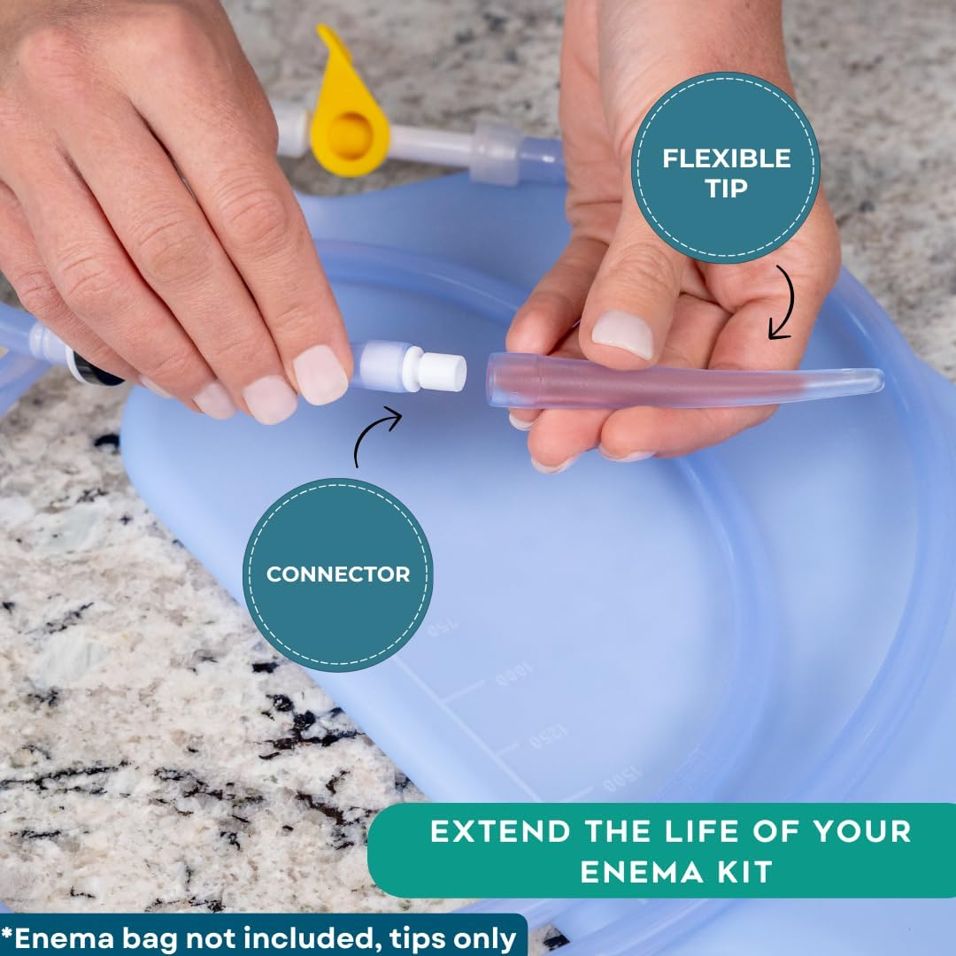 Premium Enema&trade; Flexible Enema Tips, 10-Pack - image number 1