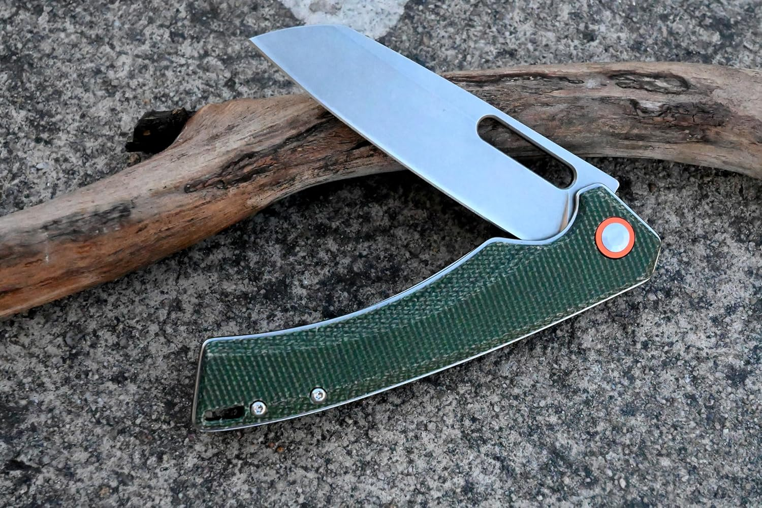 EDC Pocket Knife-Pocket Knife-Micarta Handle-D2 Steel-Folding Knife for Edc-Everyday Carry Knife for Men and Women-Indoor/Outdoor Gift image number 5