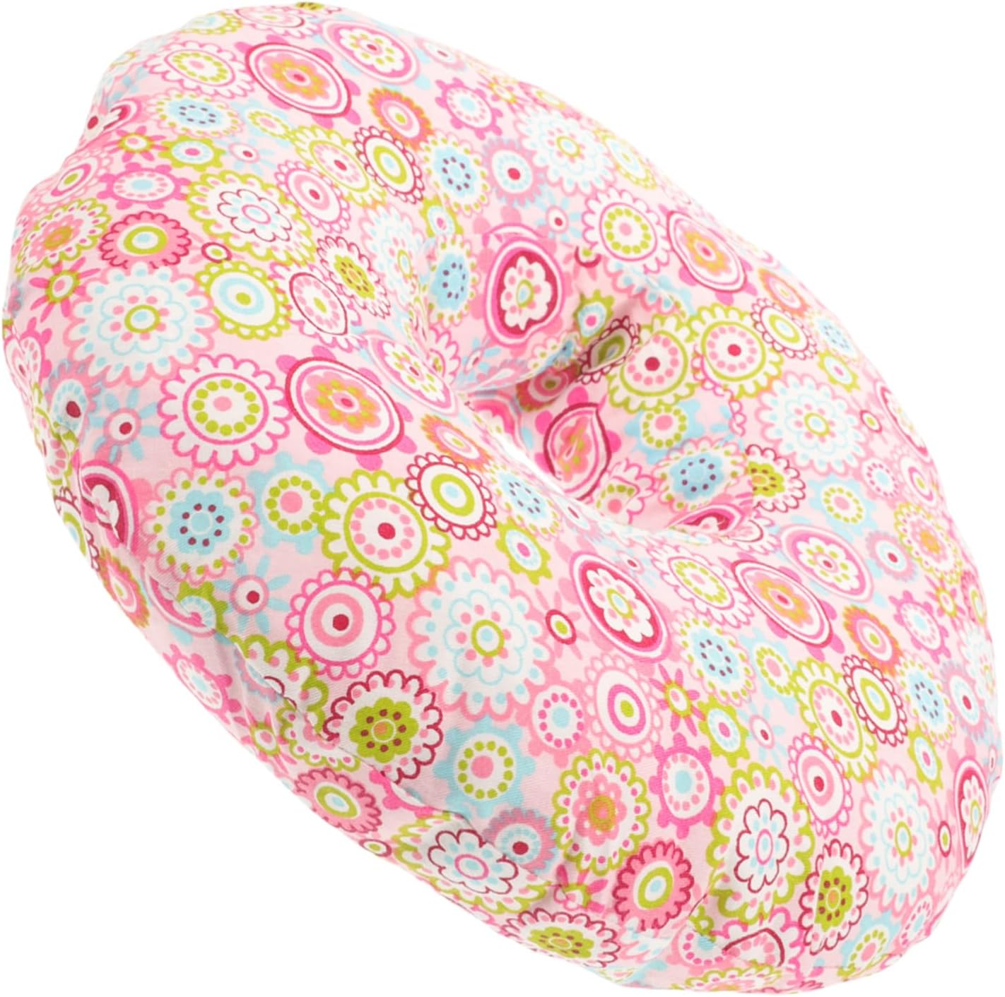 QUMIIRITY Donut Ear Pillow for Side Sleeping Ear Hole Cotton Stuffed Skin-Friendly Breathable Design for Home or Travel