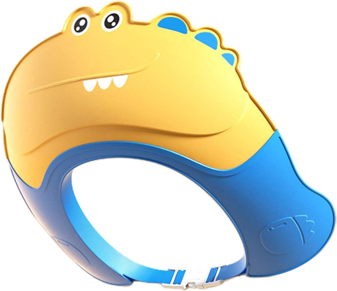 Baby Shower Shield, Safe Shampoo Protection Cap, Safe Shampoo Protection, Cartoon Shield, Soft Bathing Cap with Eye & Ear Protection, Makes Bath More Fun - Green image number 6