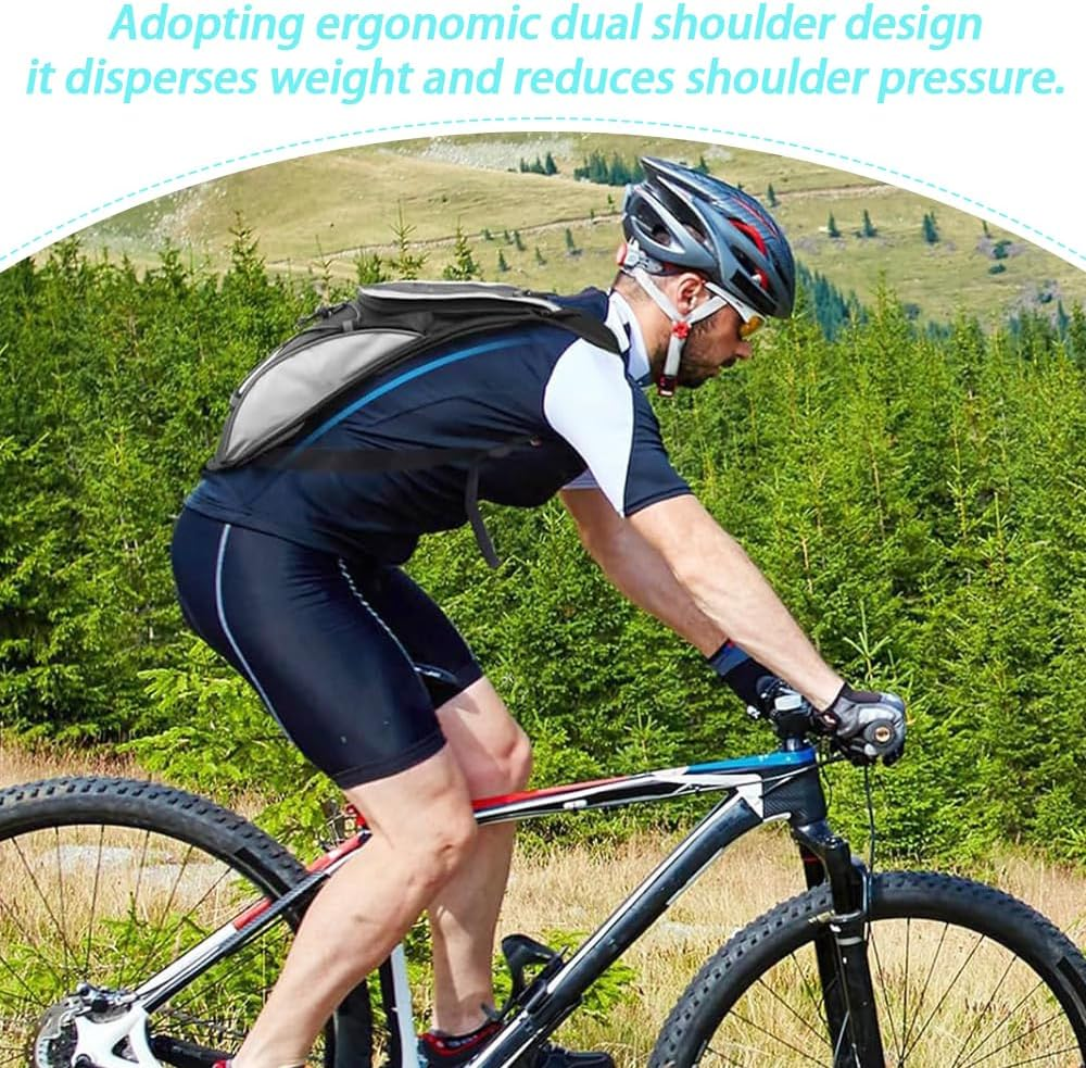 TOMVAES Hydration Pack, Ultra Lightweight Waterproof Hydration Backpack for Outdoor Sports Cycling Skiing Hiking Running Camping Climbing Hiking Backpack for Men Women image number 1