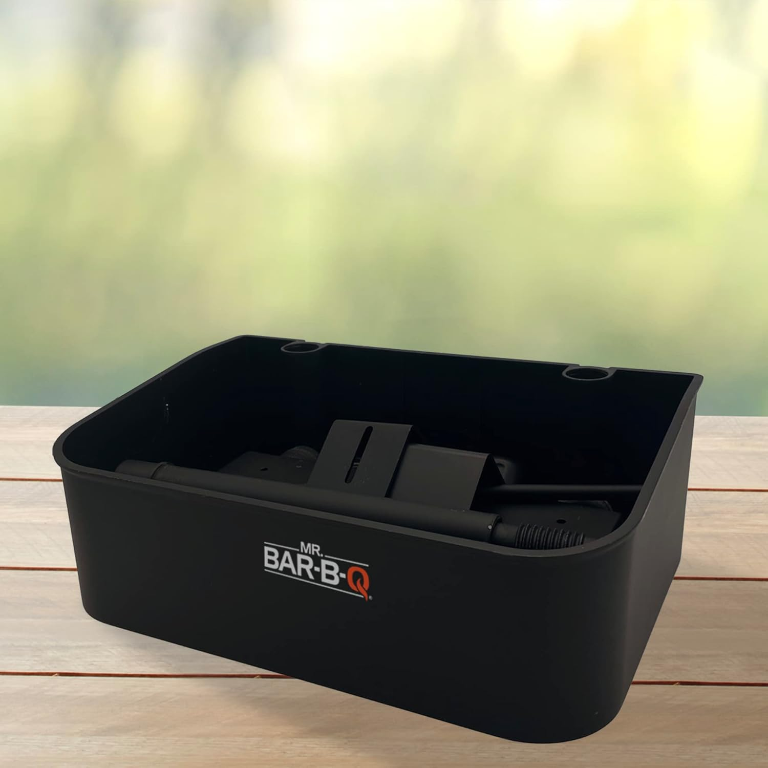 Mr. Bar-B-Q Collapsible Grilling Caddy, Store All Your BBQ Accessories in One Place, Perfect for Outdoor Cooking, Boating, Camping & Rvs, Black image number 2