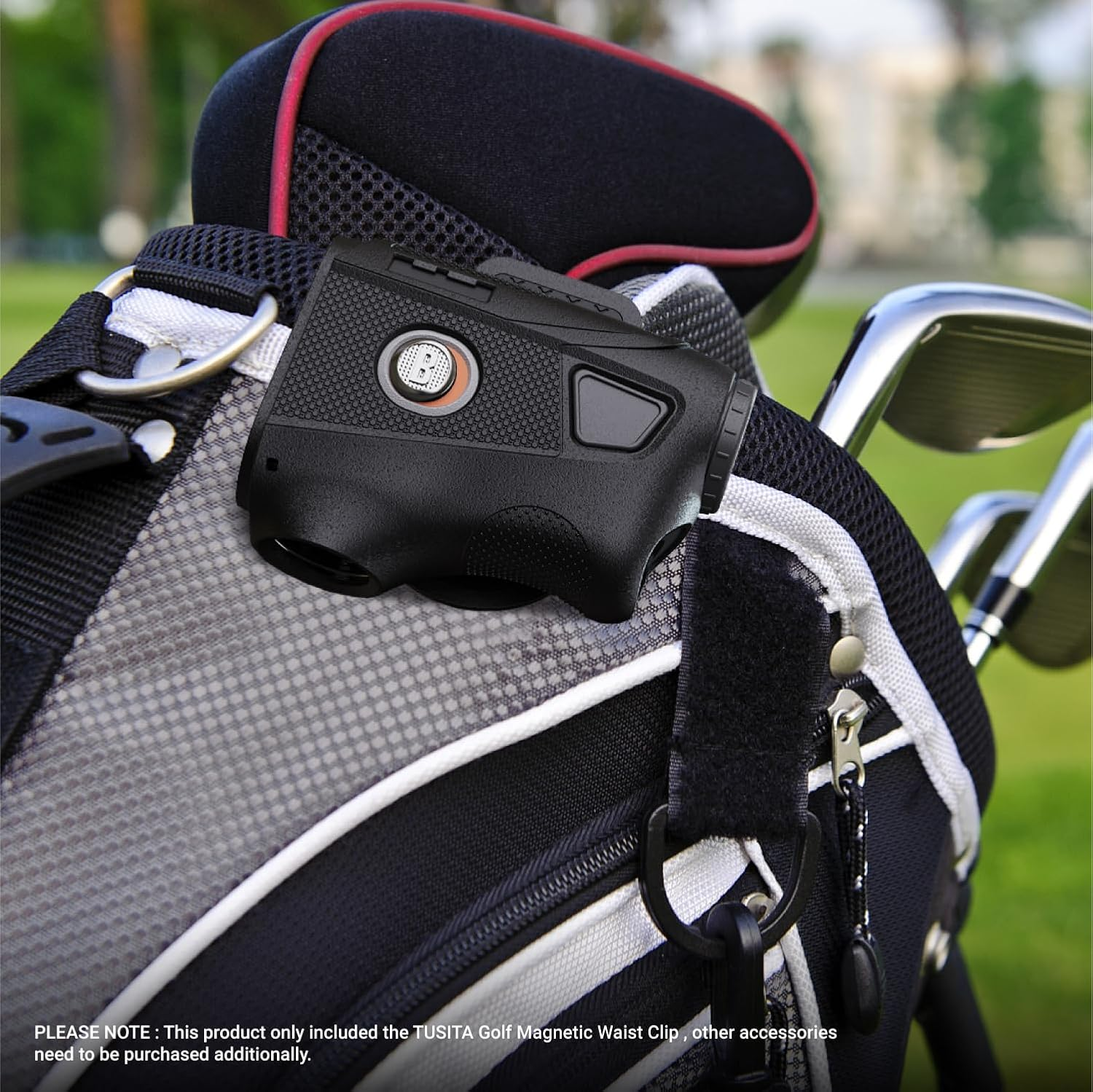 TUSITA Golf Steel HUB - Belt Clip Compatible with Bushnell Magnetic Golf Laser Rangefinders, Magnet Accessories image number 5