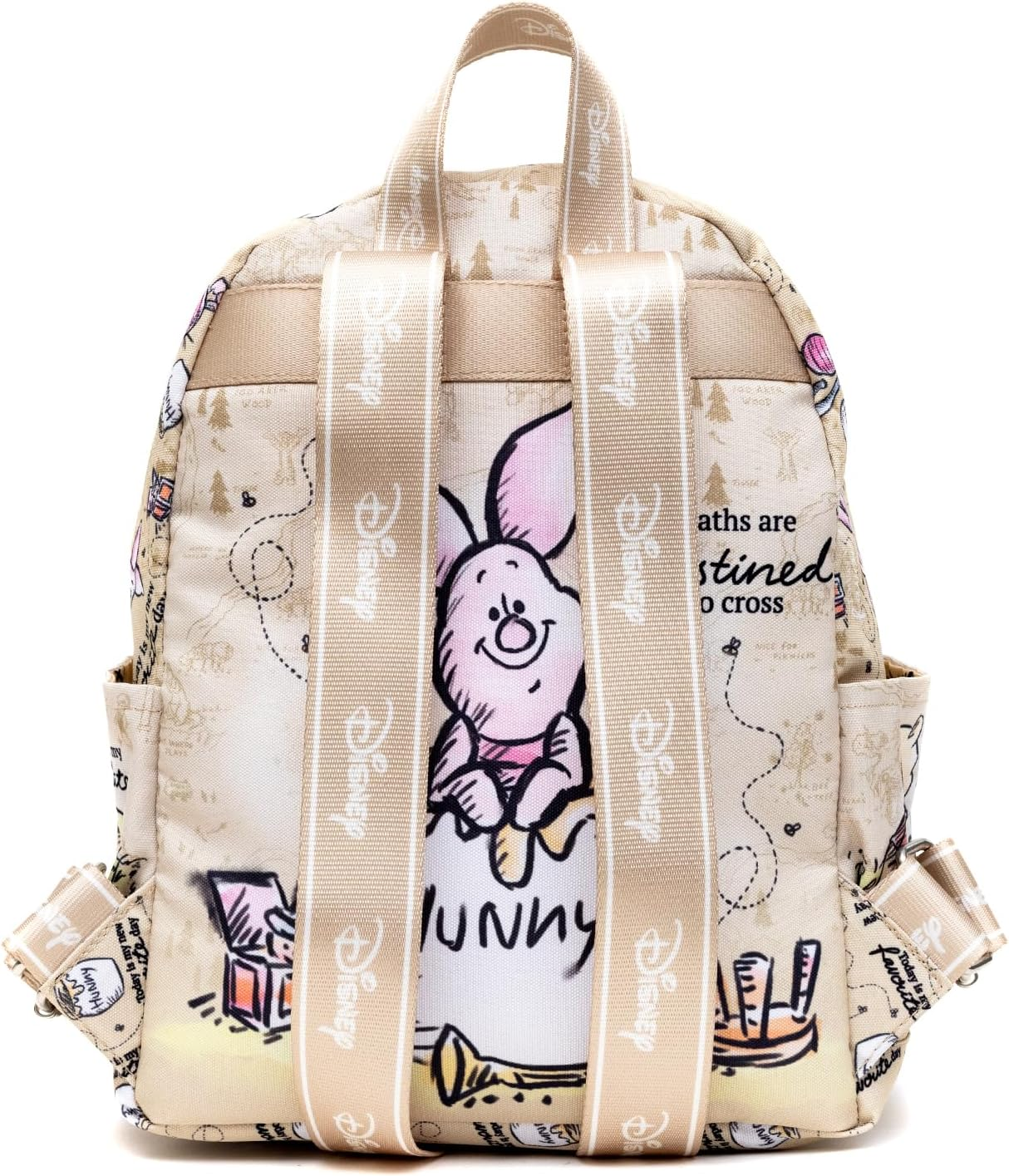 Wondapop Winnie the Pooh 13" Nylon Backpack, Winnie the Pooh, 13", Traditional Backpacks image number 2