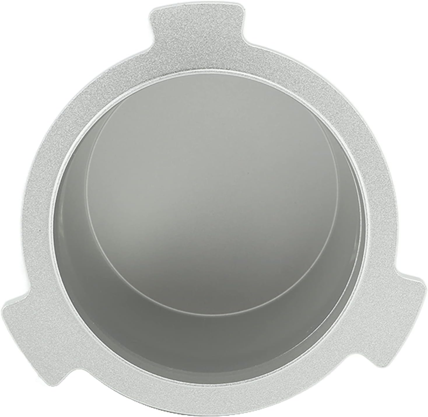 Dosing Cup, 51Mm, Aluminum Alloy Powder Funnel - Hands - Free Slot Design, Corrosion Resistant Durability, Coffee Machine Accessory and Espresso Accessory (Silver)