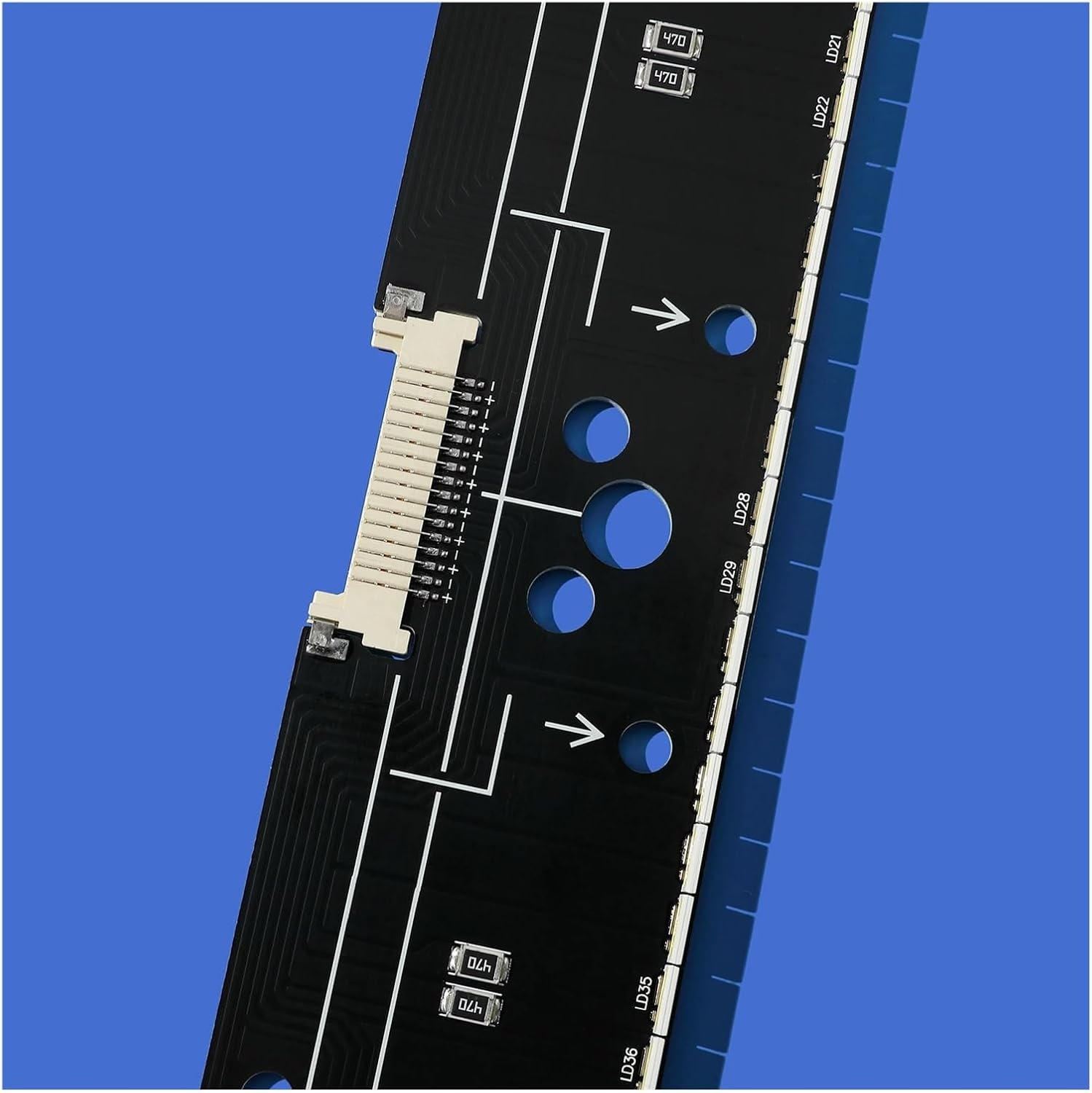 ALMVIS 3PCS LED Backlight Strip Fit for Sony 55" KD-55X9000C KD-55X9005C XBR-55X900C NLAW50350 KD 55X9000C KD 55X9005C XBR 55X900C LED TV Light image number 3