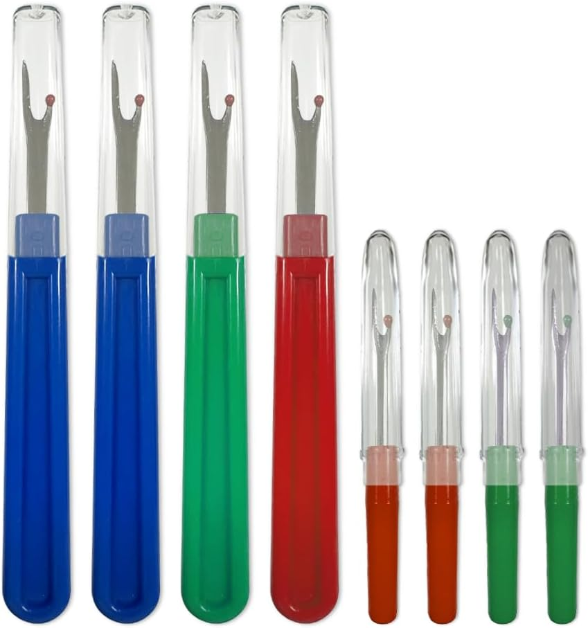 Seam Ripper, 8 PCS Stitch Ripper for Removing, Cutting, Sewing, Crafting (2 Kinds) image number 1