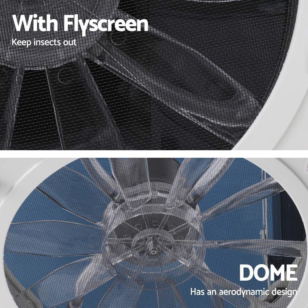 Weisshorn Caravan Air Vent Roof Hatch 12V Shower Fan Reversible Airlfow Rain Use image number 5