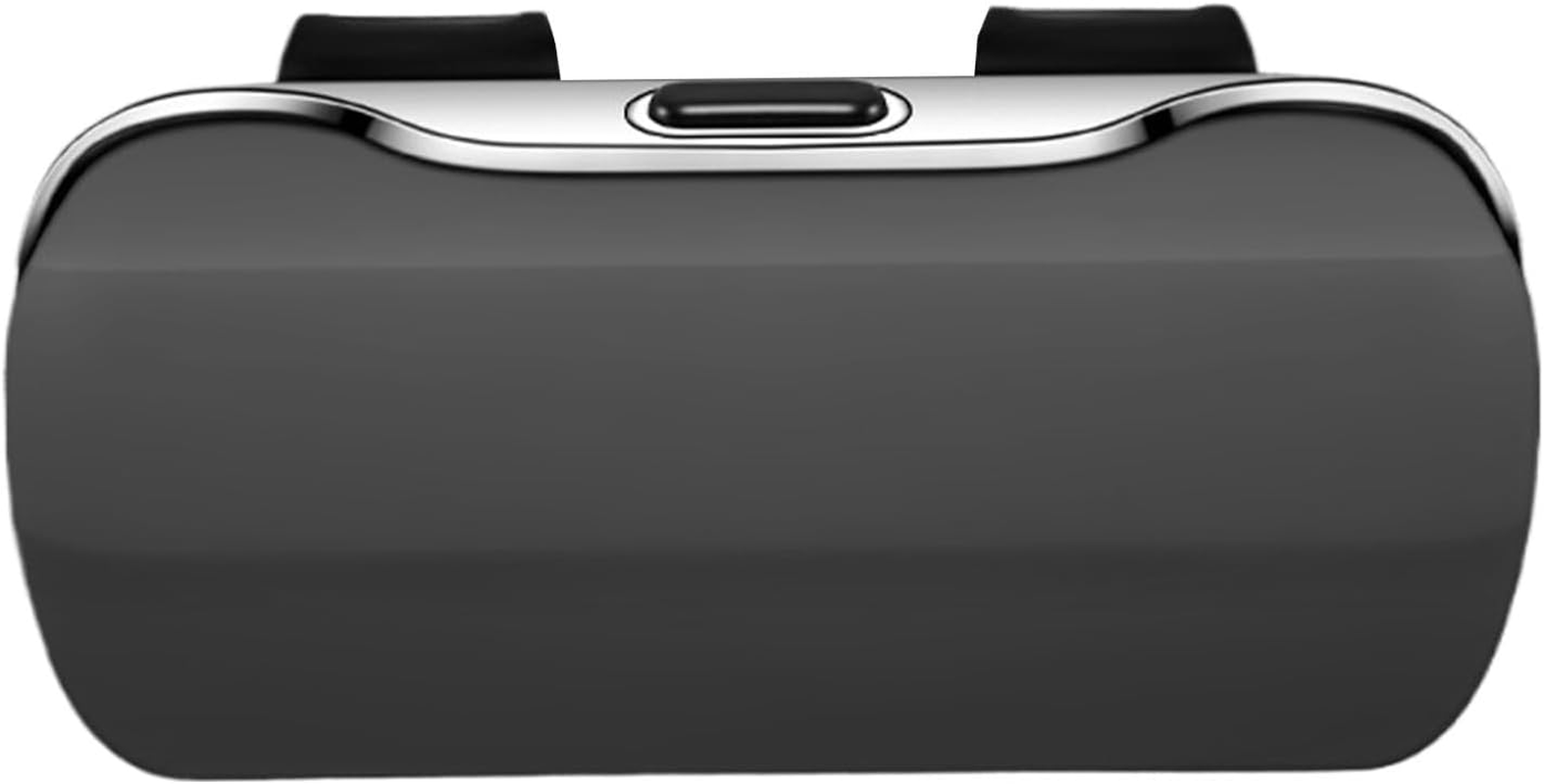 Qkbuza Car Eyeglass Holder | Glasses Case with Clips | Organizer Box Accessories Interior Automotive for All Models Men Women Travel