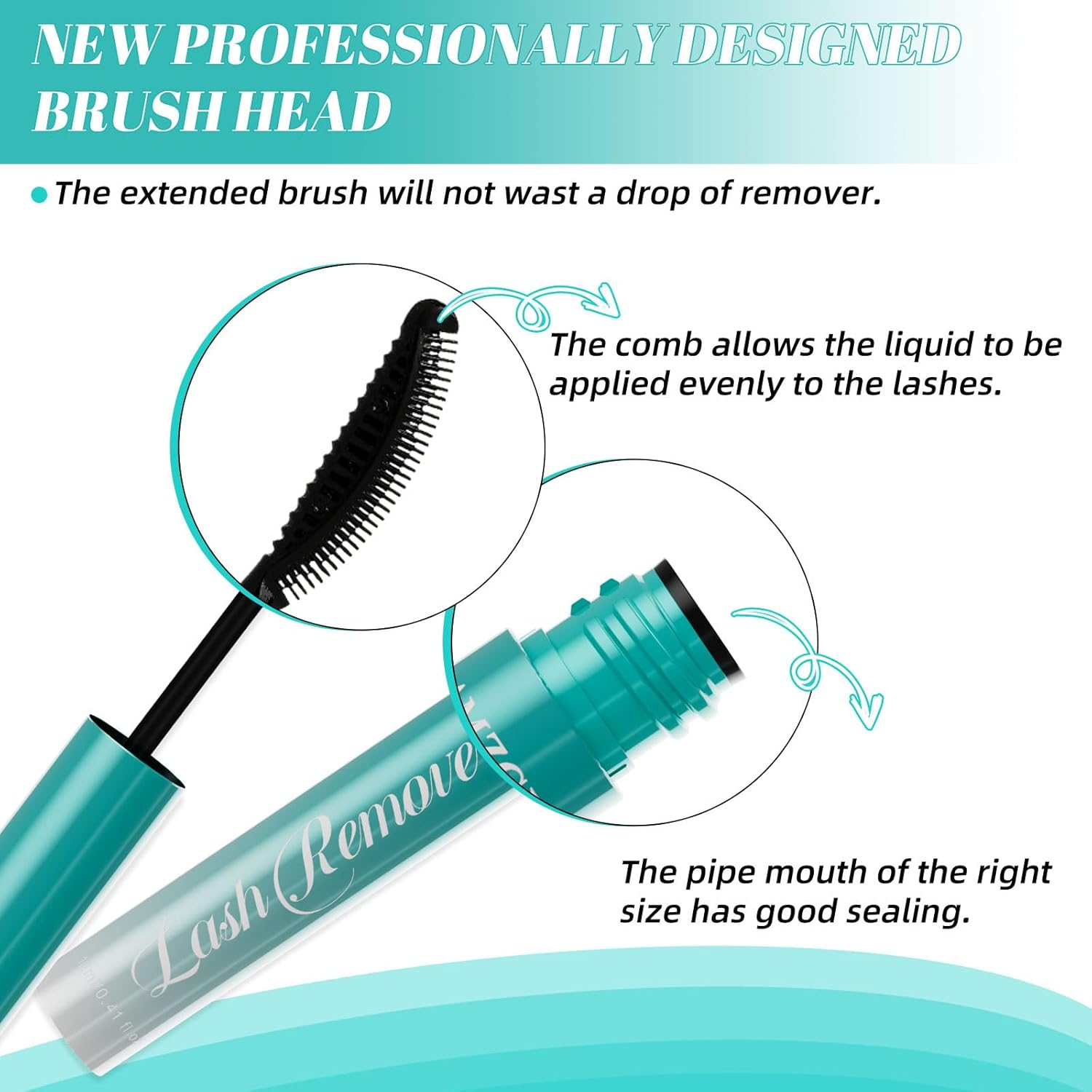 Eyelash Extension Remover 12Ml,Lash Cluster Remover for Lash Extensions,Individual Lashes Remover Non Irritating,Diy Eyelashes Clusters Glue Remover Oil,Eye Cleanser for Removal Diy Lash Extensions image number 1