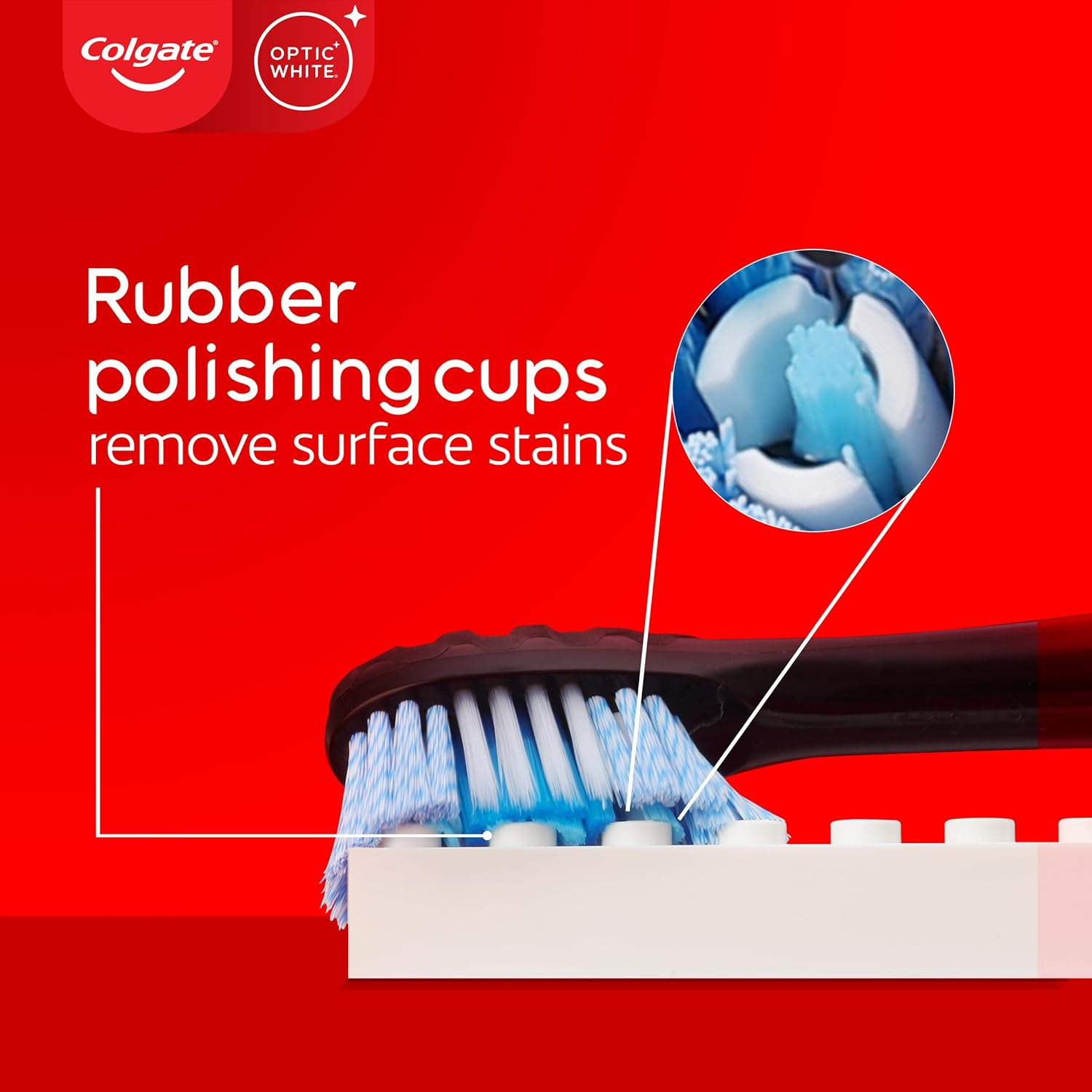 Colgate Optic White Powered Toothbrush Soft Refill 2 Pack image number 5