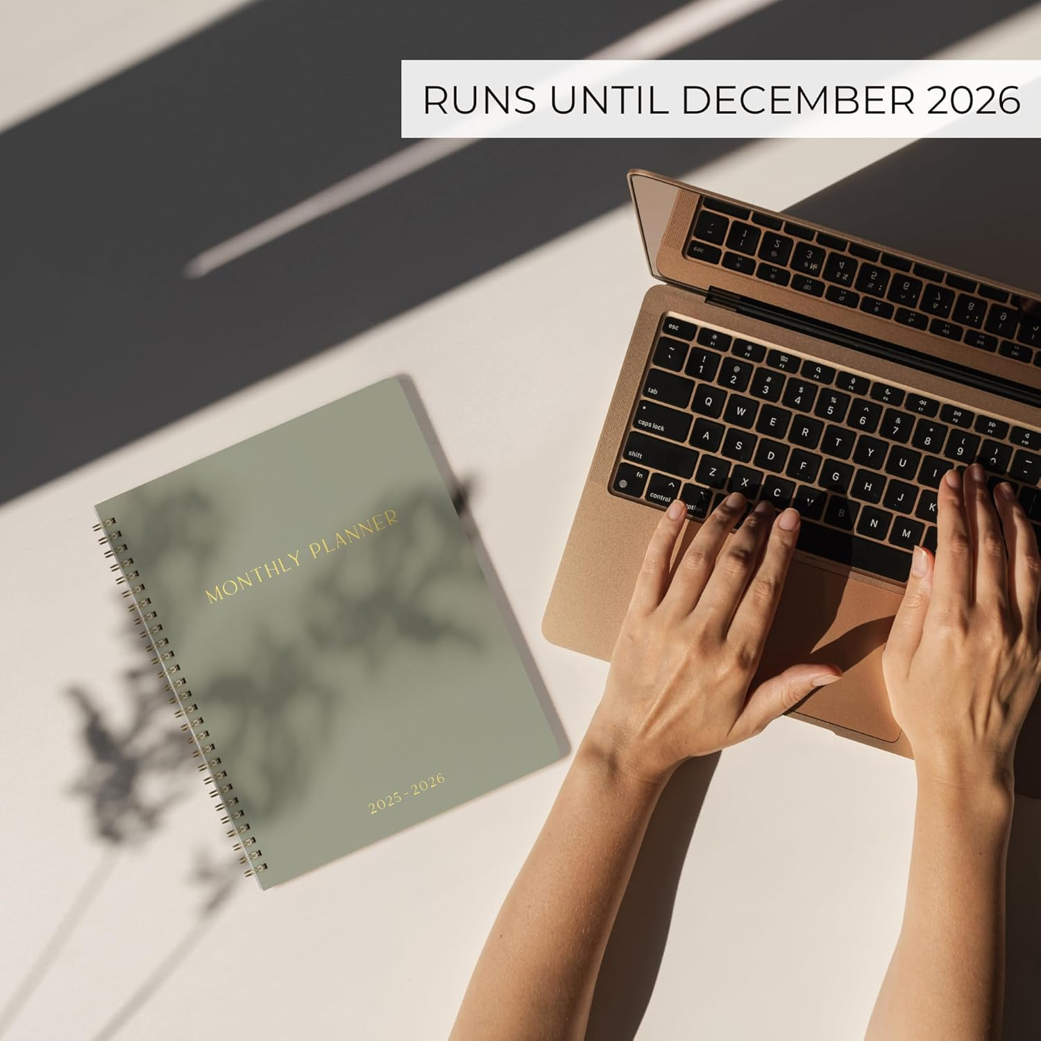 ZICOTO Beautiful 2025-2026 Monthly Planner and Calendar Book - Aesthetic to Do List Notebook That Easily Organizes Your Tasks to Boost Productivity - Runs from April 2025 until December 2026 image number 2