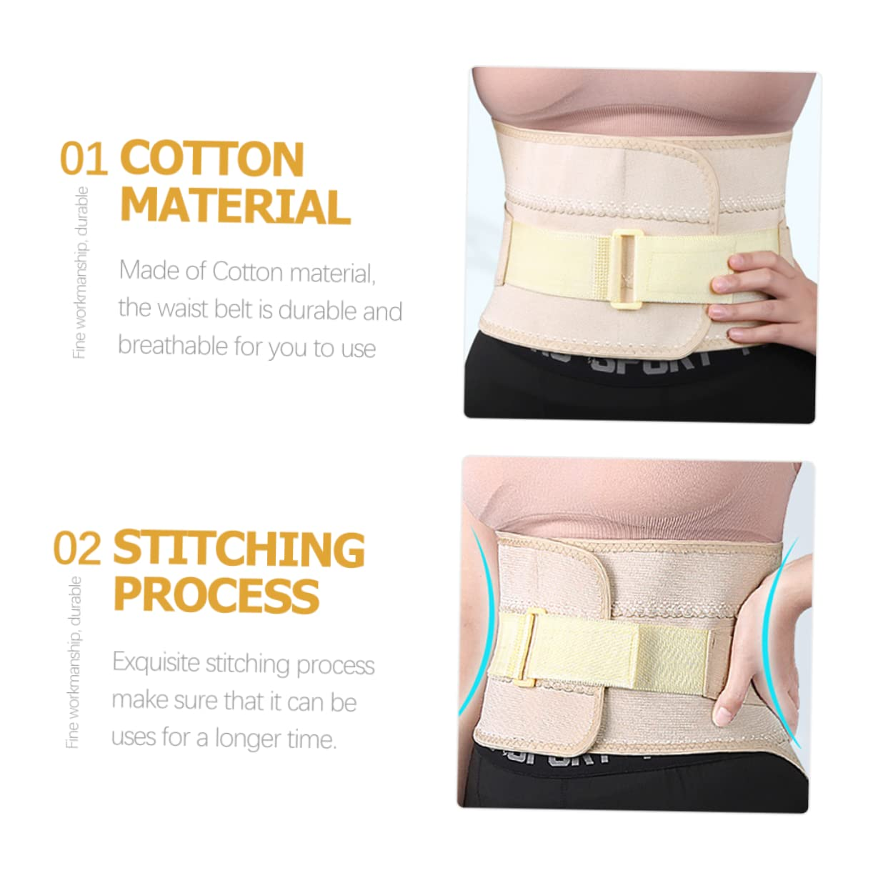 Postpartum Belly Wrap Band Breathable Shaping Corset with Support for and Waist Training during Fitness for Women Pink image number 1