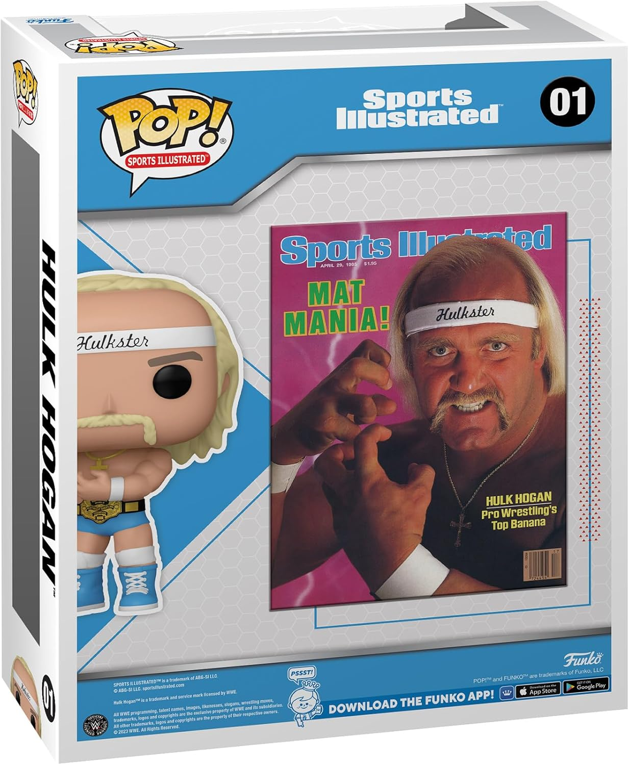 FUNKO POP! SPORTS ILLUSTRATED COVER: WWE - Hulkster image number 4