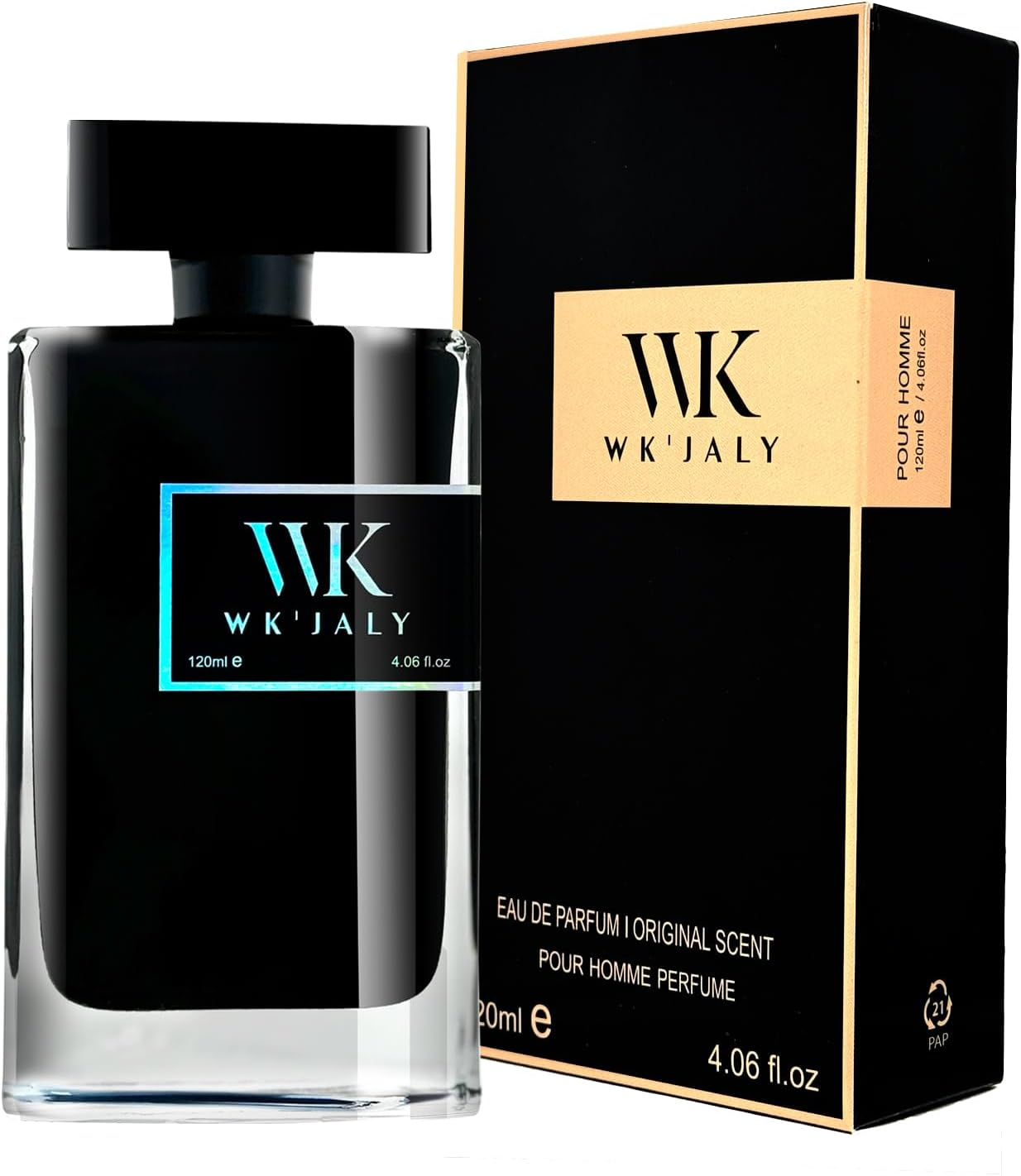 WK JALY Eau De Parfum for Men, with Notes of Bergamot, Woody, Rosemary, Men'S Cologne Perfume, Long Lasting Scent, 120Ml/4 Oz image number 6