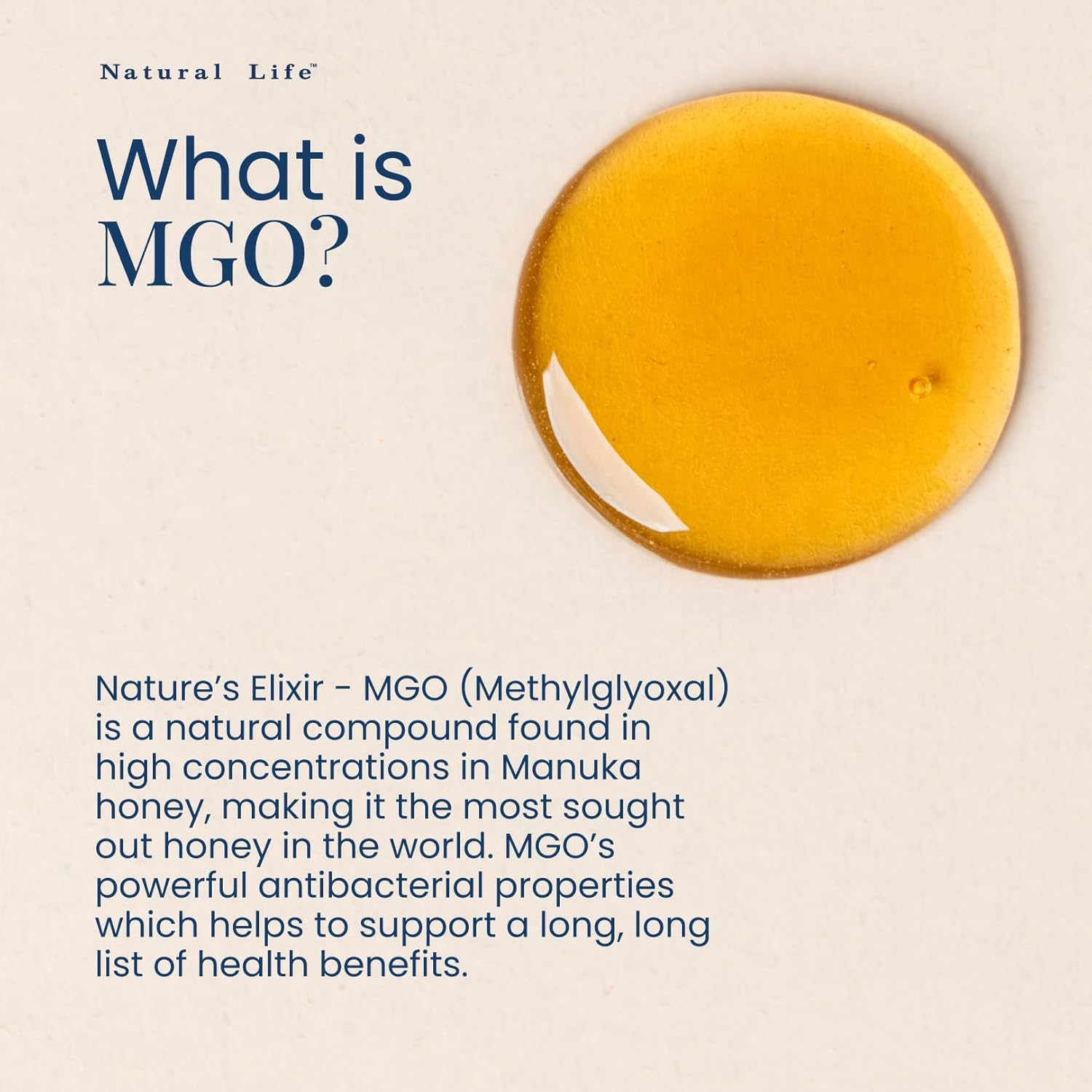 Natural Life Australian Manuka Honey MGO 550+ | 250 G