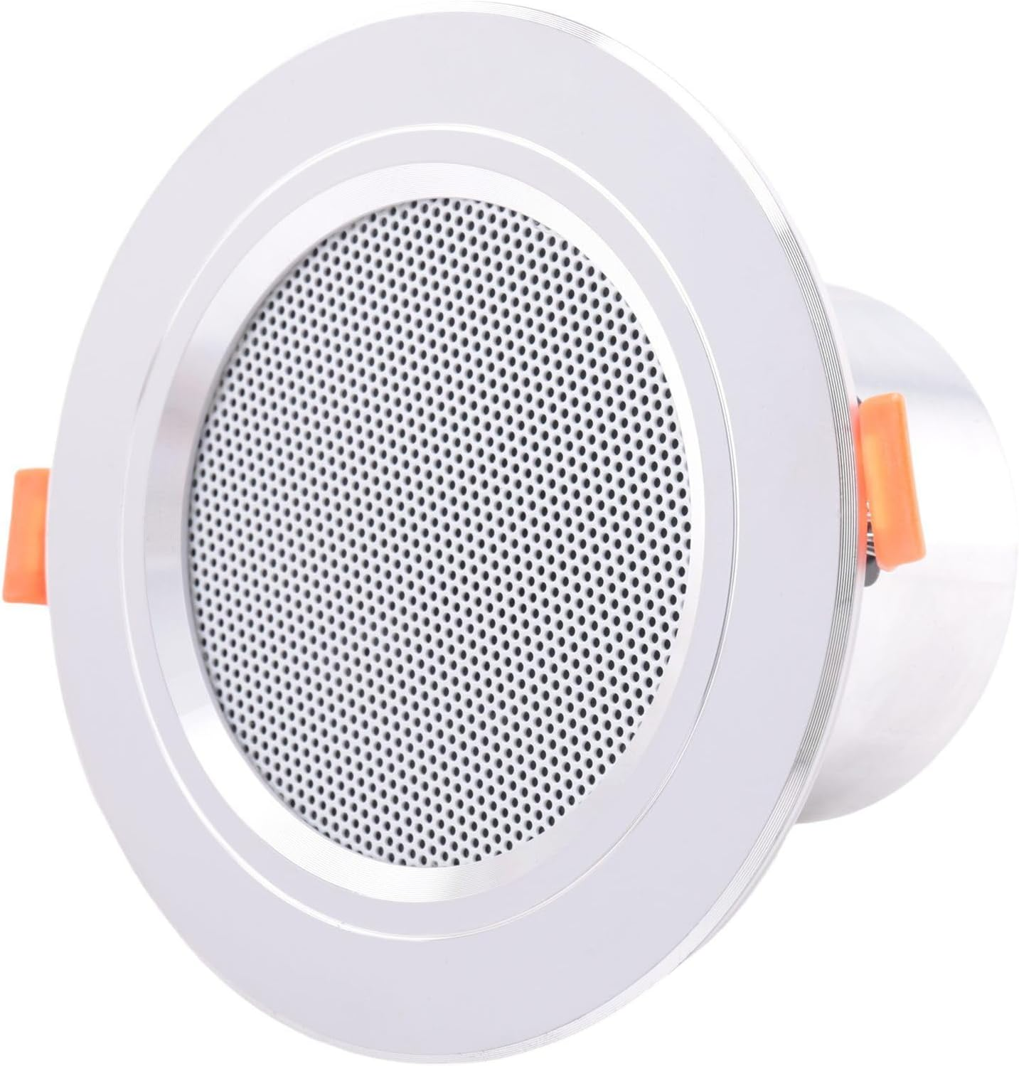 Utopially 6X 8Ohm 10W Bathroom Ceiling Speaker Background Music System Moisture-Proof Aluminum Can Fashion In-Ceiling Speaker image number 1