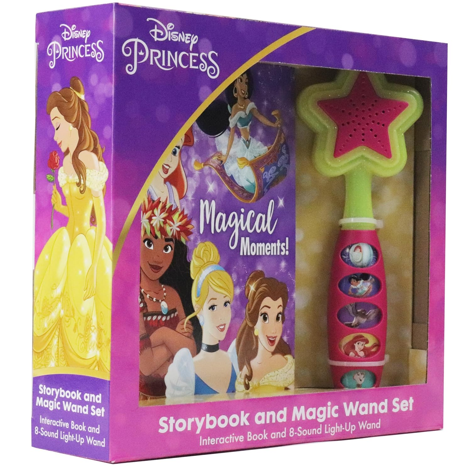 Disney Princess: Magical Moments! Storybook and Magic Wand Sound Book Set image number 5