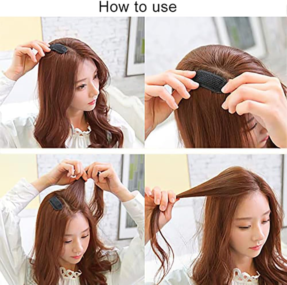 Leanockesa 11Pcs Hair Volume Sponge Bump Set with Invisible Clips,Hair Base Insert Tools for Natural Lift,Thickening Hair Styling and Wig Support image number 2