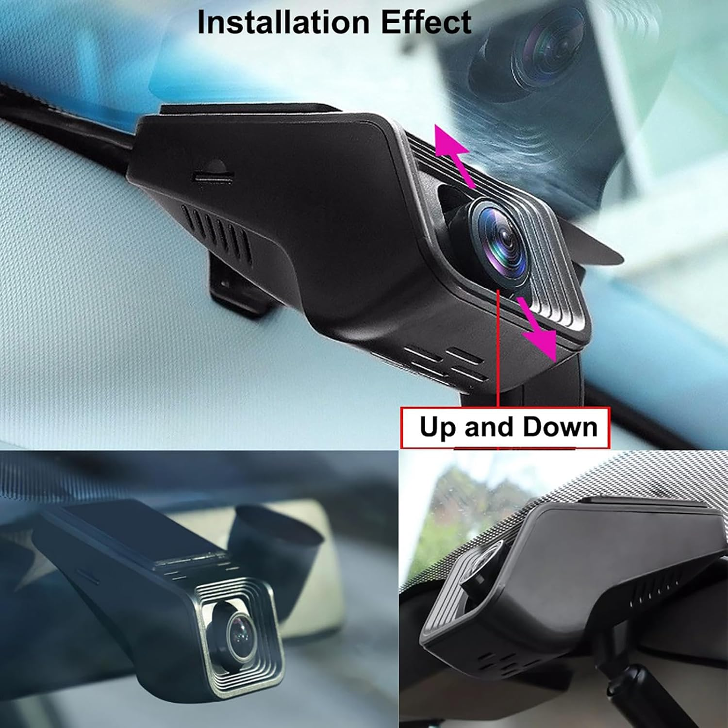 Full HD 1080P Car DVR Road Video Recorder Dash Camera USB Car Driving Recorder with 170&deg; Wide Angle, Loop Recording for Car Android Navigation image number 3