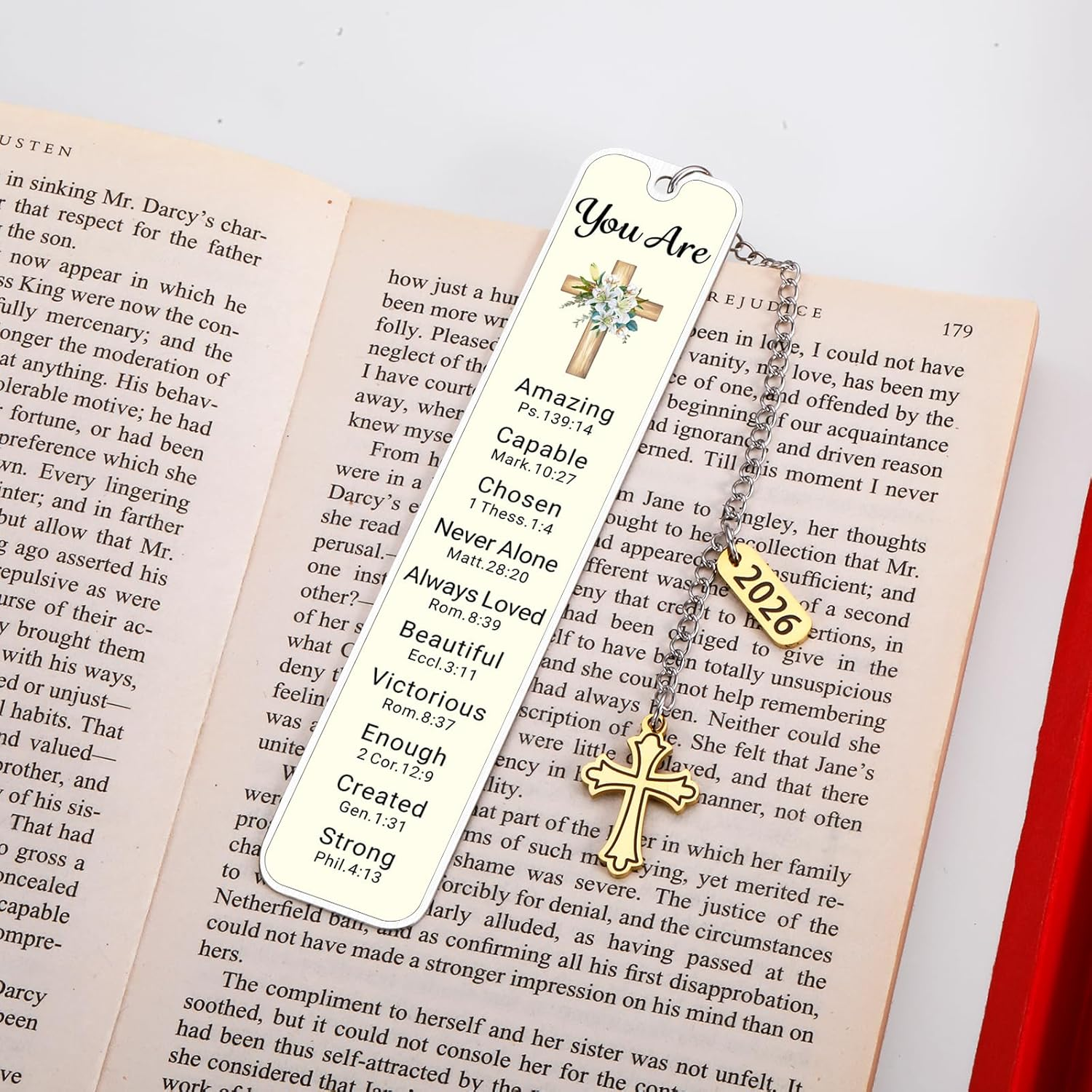 Baptism Gifts for Girls Boys Chritsian Bookmark First Communion Christening Gifts for Goddaughter Godson Godchild Baby Shower Adult Baptism Gifts for Women Men Friends Catholic Religious Bookmarks