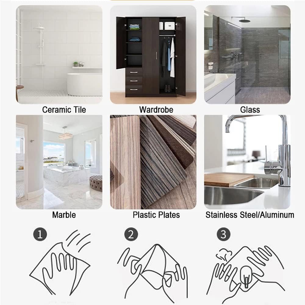 Tophomer 48PCS Adhesive Shelf Support Peg, L-Shaped Support, No Drill Wall Hangers, PP Plastic, Transparent, 6*6Cm, 5Kg Max Load image number 5