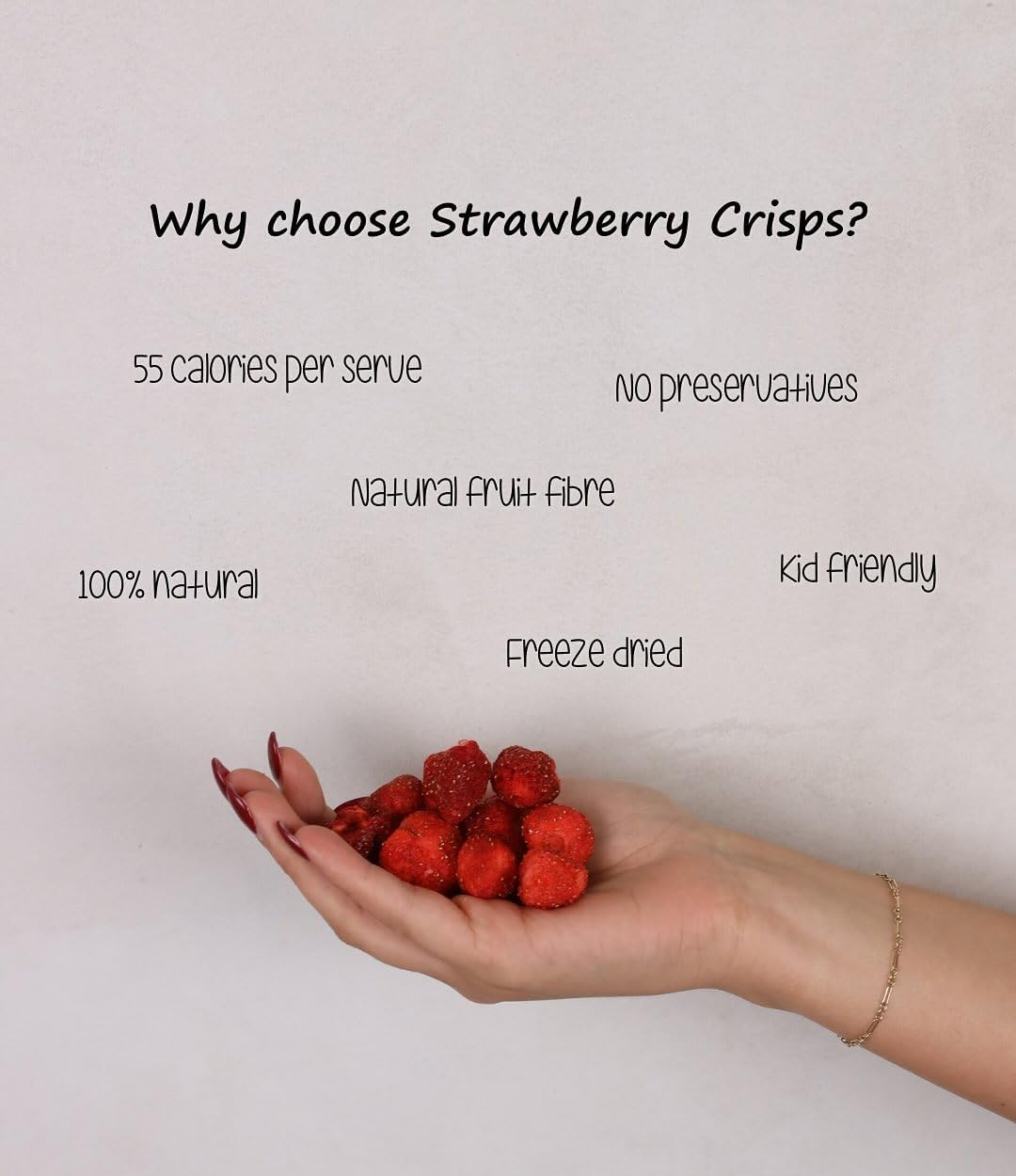 Frisp Strawberry Fruit Crisps, 15 G image number 1