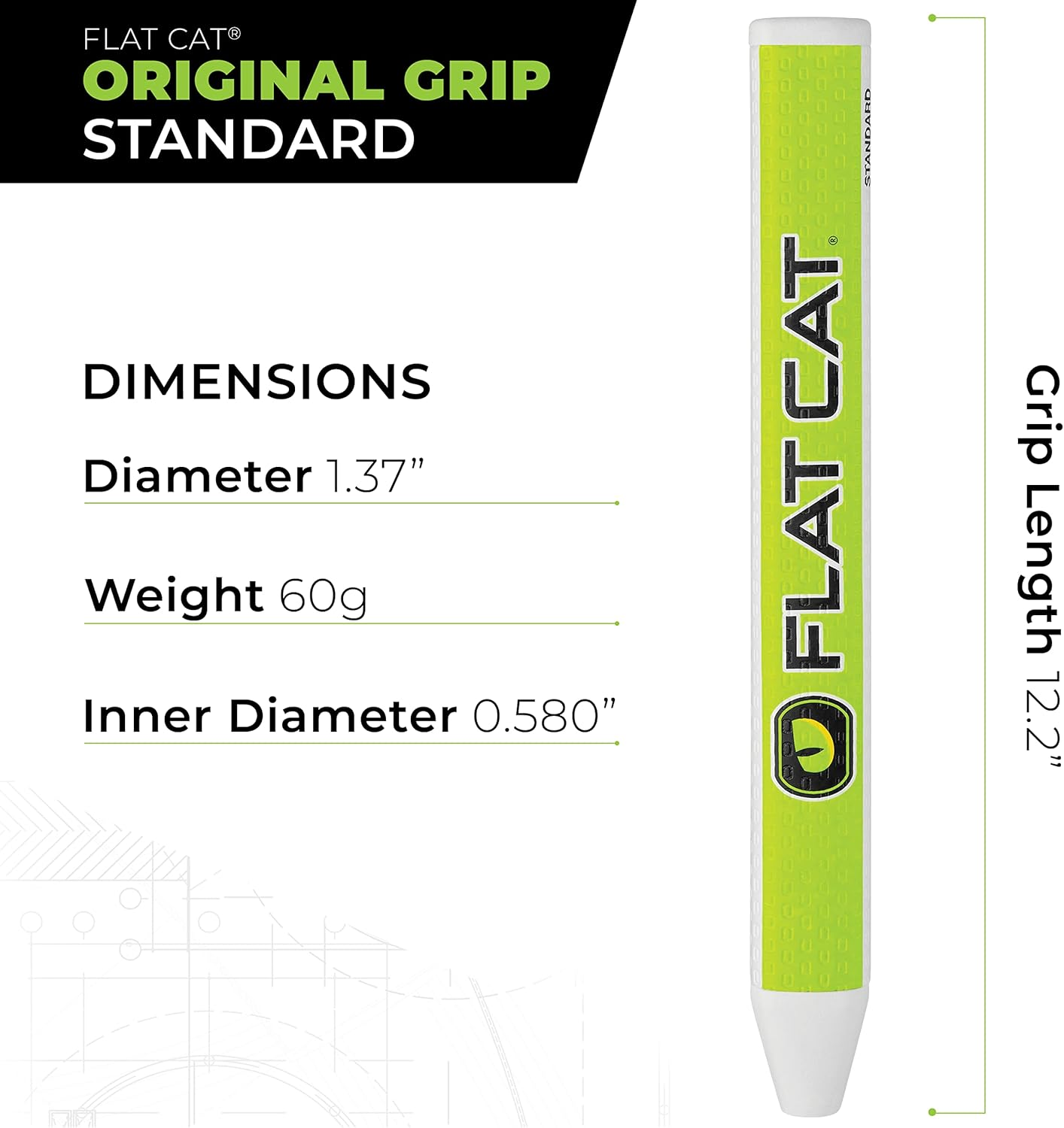 FLAT CAT Original Putter Grips image number 1