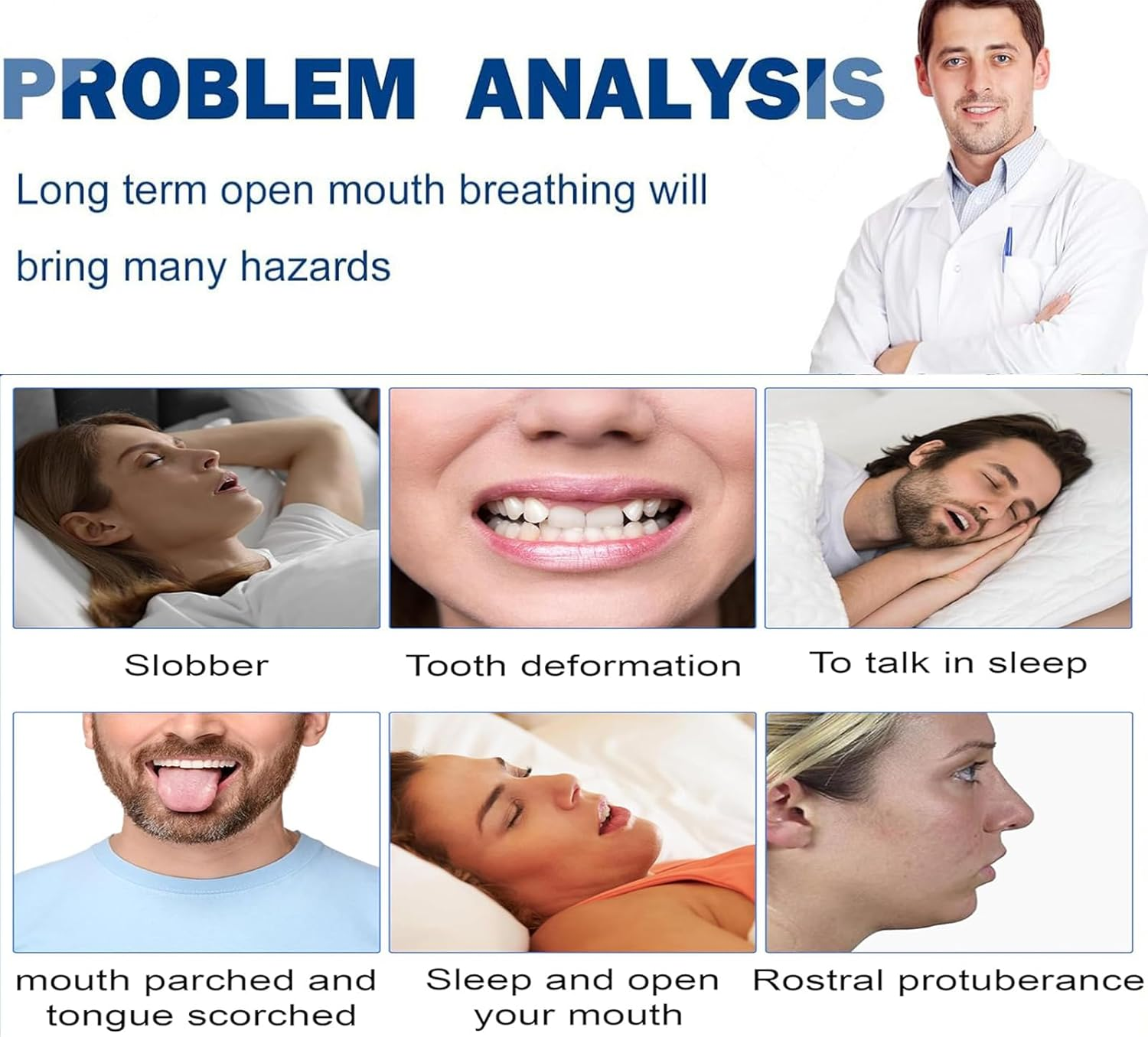 Mouth Tape for Sleeping, 30 Pieces, Snoring Aids for Men Women, Helps Stop Snoring and Develops Nasal Breathing Habits, Mouth Strips for Sleeping, Reduce Snoring, Improve Sleep Quality image number 5