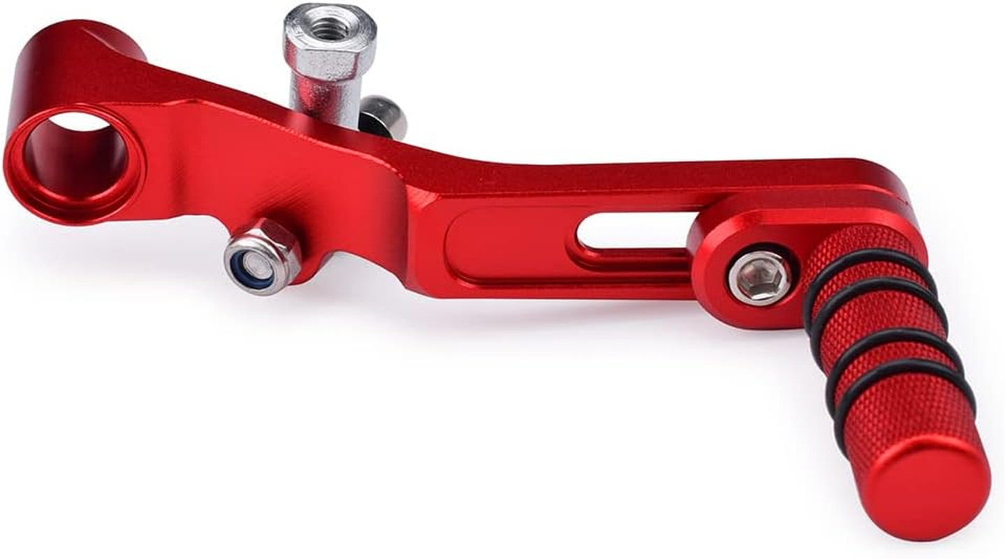 Motorbike Accessories Shifter Pedal Toe Pegs Left Gear Shift Lever Compatible with Honda CB500X CBR500R CB500F CBR400R CB400X CB400F NX400 NX500 (Red) image number 3
