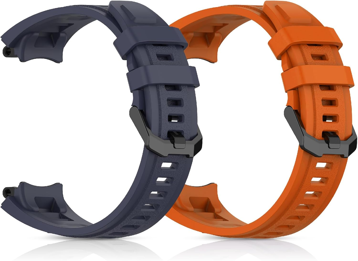 CHULN Pack of 2 Silicone Wristbands Compatible with Amazfit T-Rex 2, Adjustable Waterproof Replacement Wristband Sports Strap for Amazfit T-Rex 2