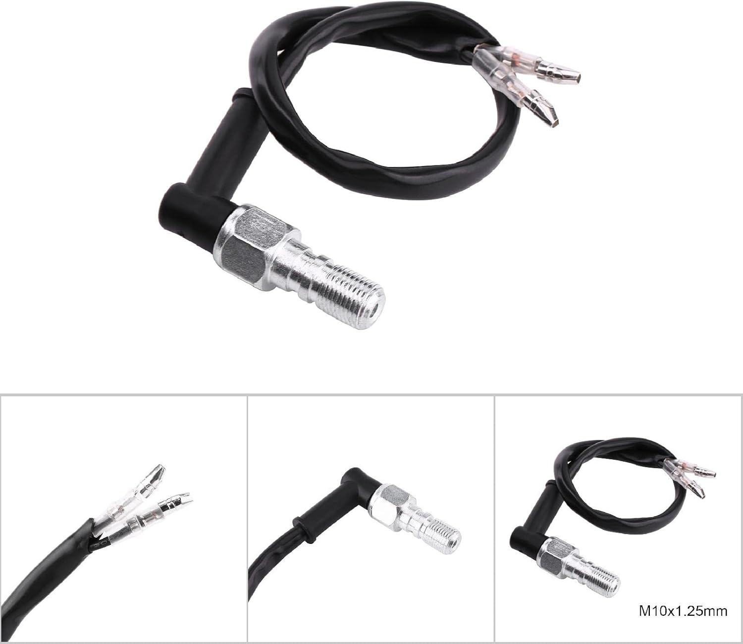 Brake Switch, Hydraulic Brake Switch, Anti-Rust Motorbike Autocycle for Motorcycle Autobike (M10X1.25) image number 4