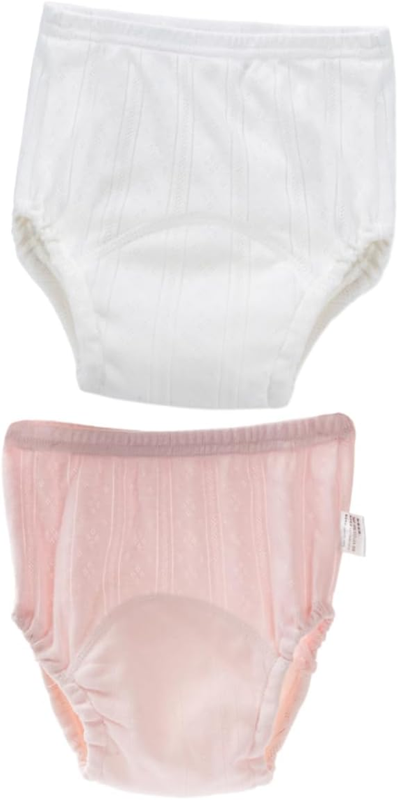 Vaguelly 2Pcs Cotton Reusable Diaper Pants Soft and Breathable Cartoon Training Pants for Boy Girl Washable Nappy for Toilet Training Mixed Colors Variations image number 1