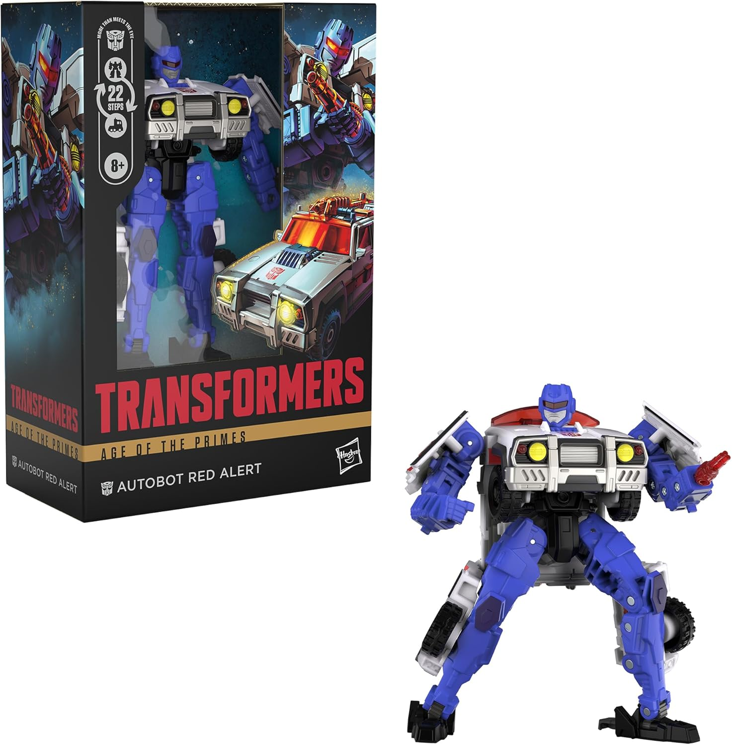 Transformers Age of the Primes Voyager Class Autobot Red Alert, 7-Inch Converting Action Figure, Robot Toys for Ages 8+ image number 1