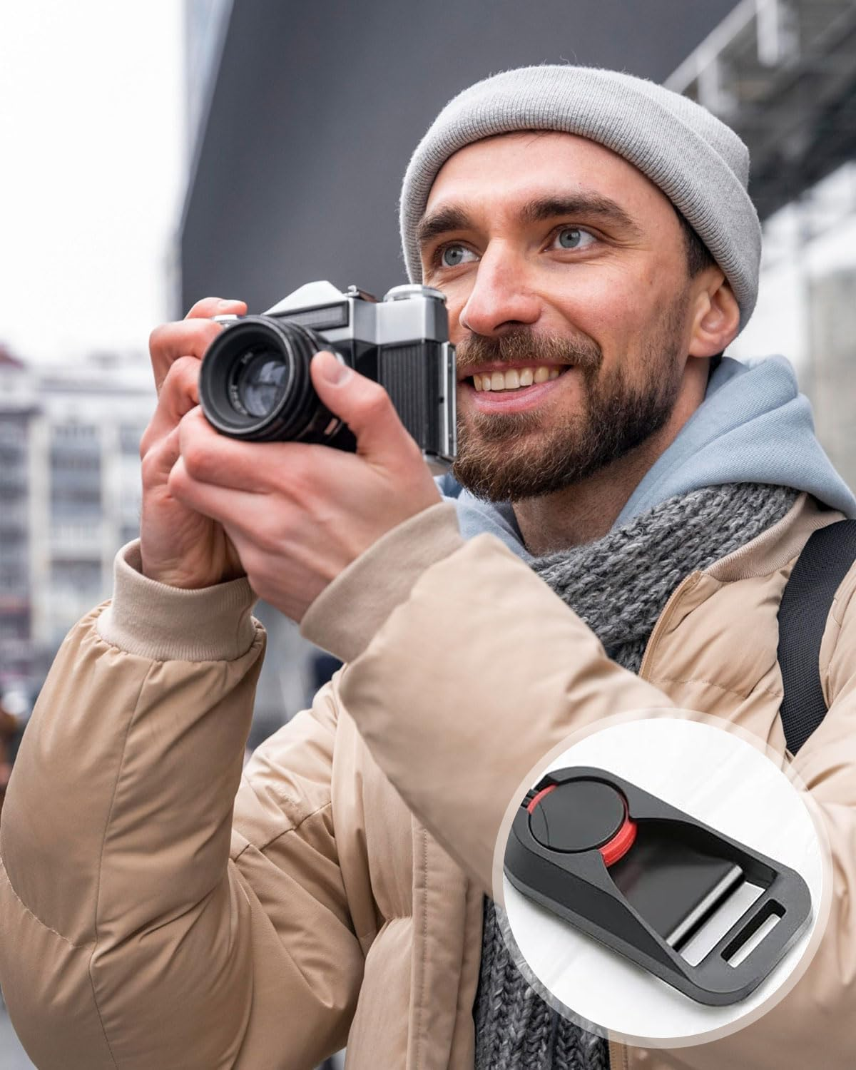 MYGLOAR Camera Strap with Quick Release, Adjustable Wrist Strap, Camera Strap, Adjustable Camera Strap for Various Wrists, Ultralight Paracord Hand Strap for Camera Phones