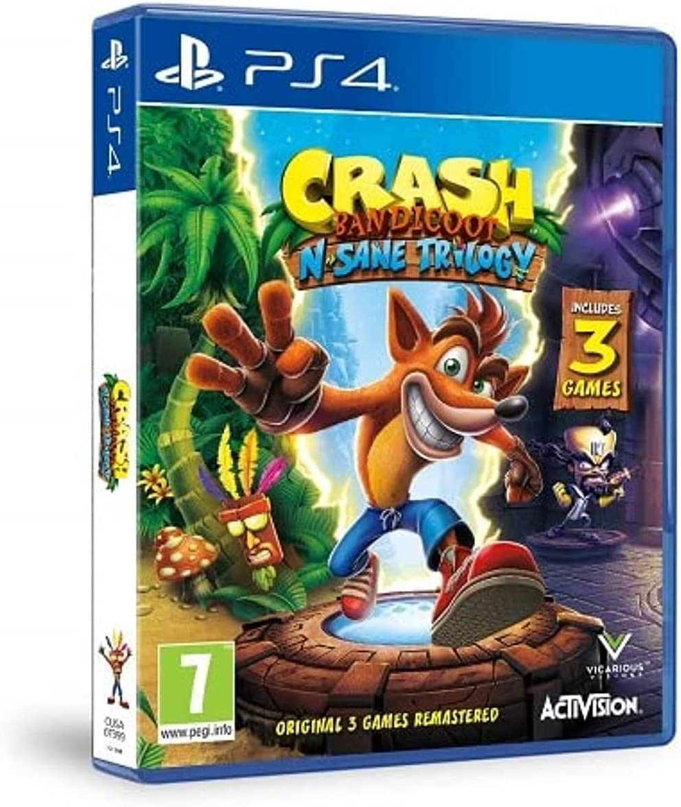 Activision Playstation 4 Crash Bandicoot N'Sane Trilogy Remastered V2 Game image number 5