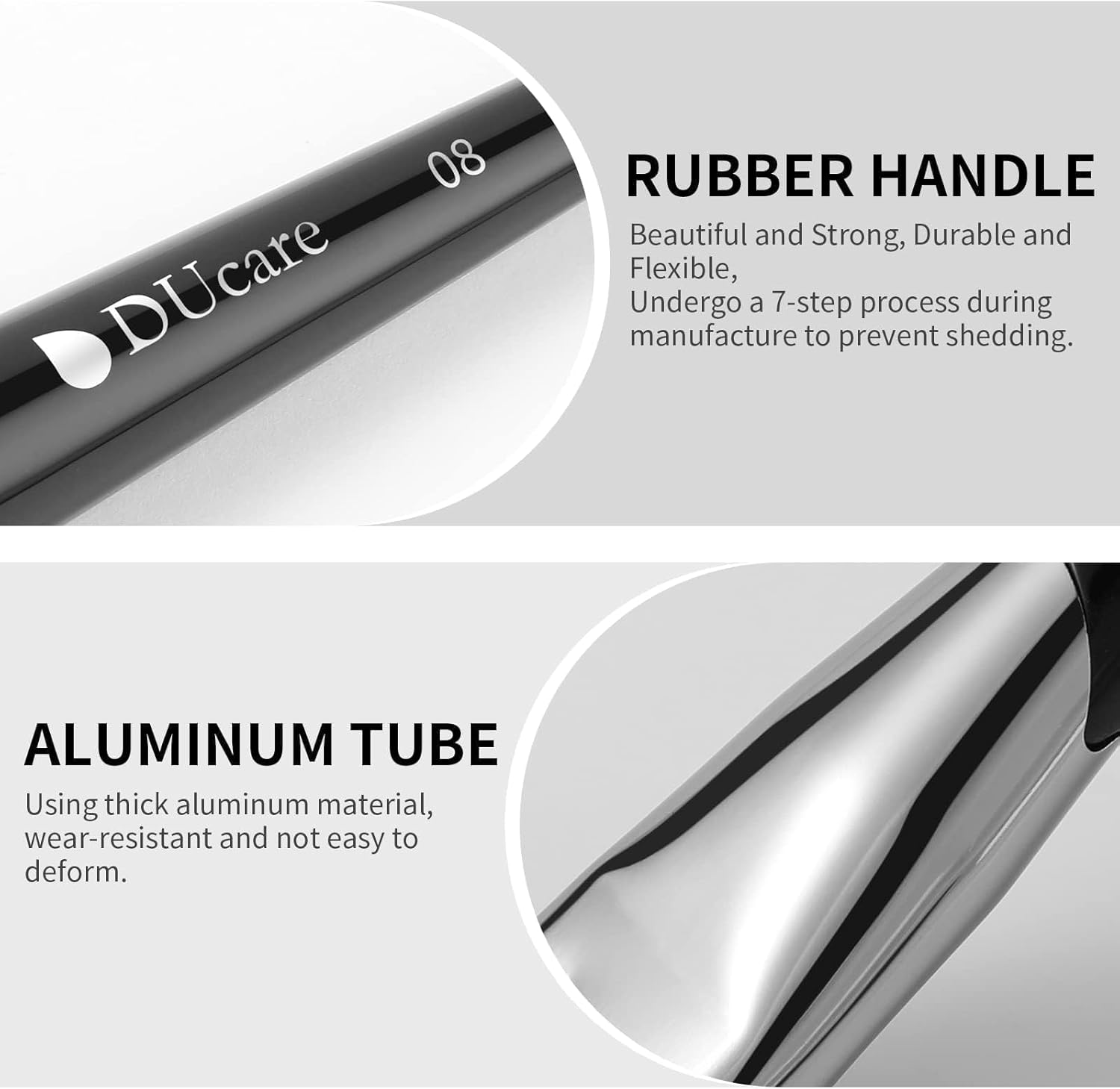 Ducare Liquid Foundation Brush, Flat Foundation Brush for Thin Liquid, Makeup Concealer DIY Facial Contour Face Brush for Blending Liquid, Cream, Facial Mask, Eye Mask Cosmetic Makeup Tool image number 2