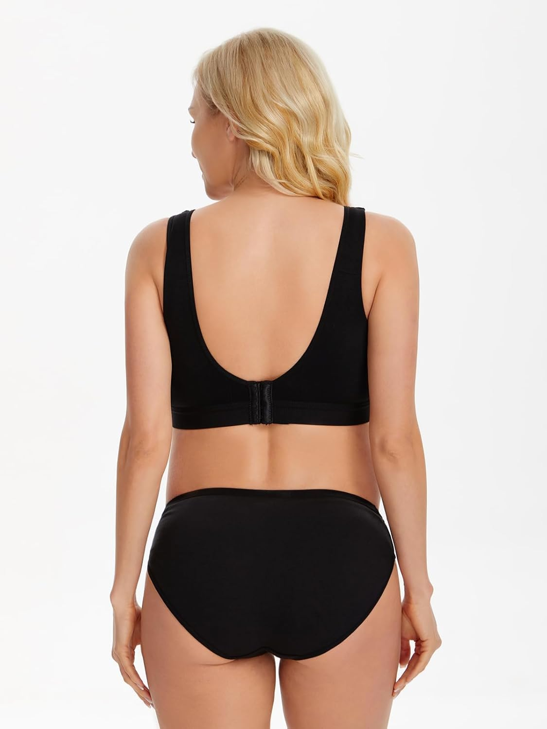 Angelhood 6 Pack Womens Cotton Maternity Underwear,Healthy Maternity Pregnancy Panties Postpartum Mother under Bump Underwear