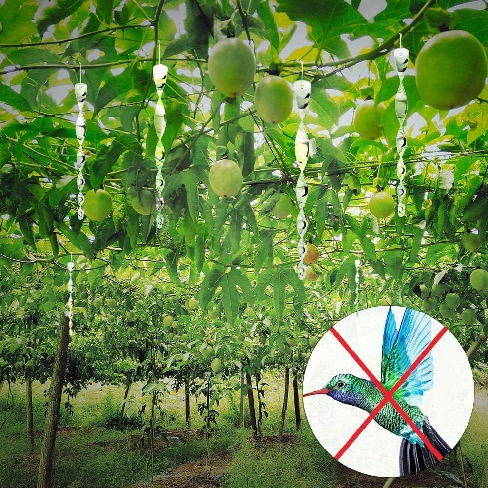 8Pcs Reflective Bird Deterrent Rods,Keep Birds Away from Your Home,Garden,Patio,Scare and Frighten Pigeons,Seagulls,Owls and Many More with These Bird Repellents image number 4