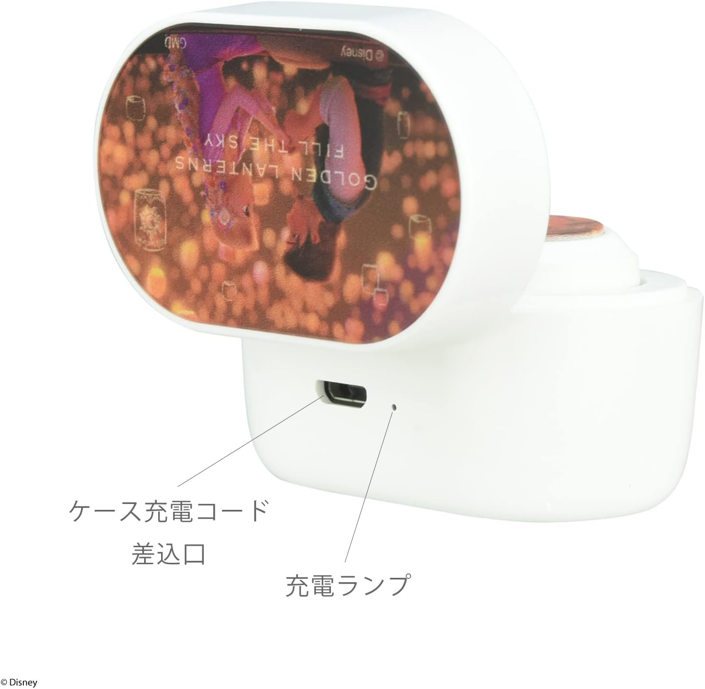 Gourmandise DNG-108RP Disney Character Fully Wireless Stereo Earphones, Rapunzel image number 3