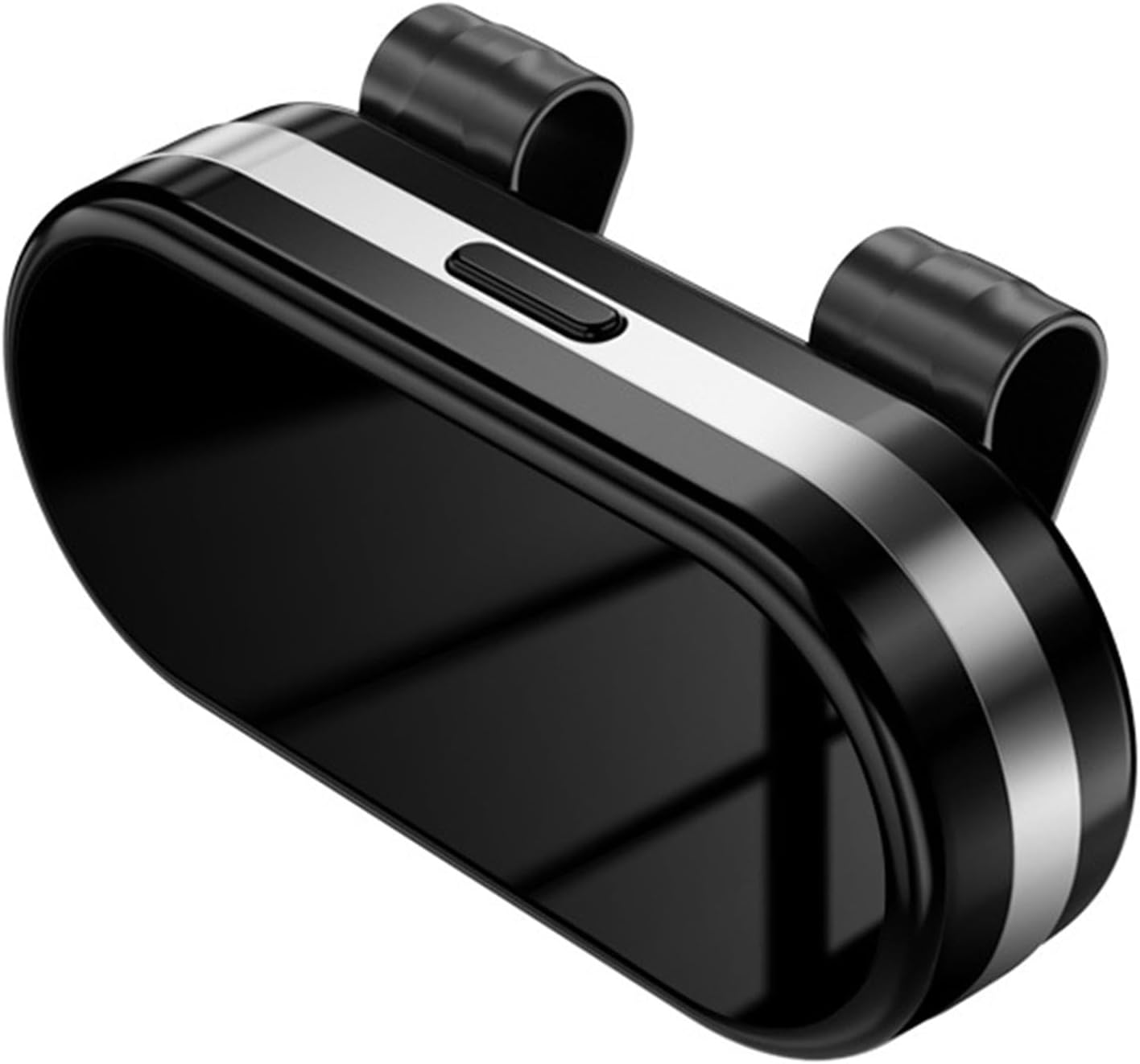 Qtueop Sun Visor Glasses Holder Storage Box Accessory Organizer Clip Holder That Protects Glasses Suitable for Storing Glasses, Black Rose Gold, as Described