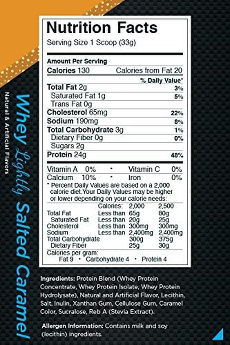 Rule1 R1 Whey Blend 68 Servings, Salted Caramel,, Salted Caramel 2.5 Kilograms image number 2