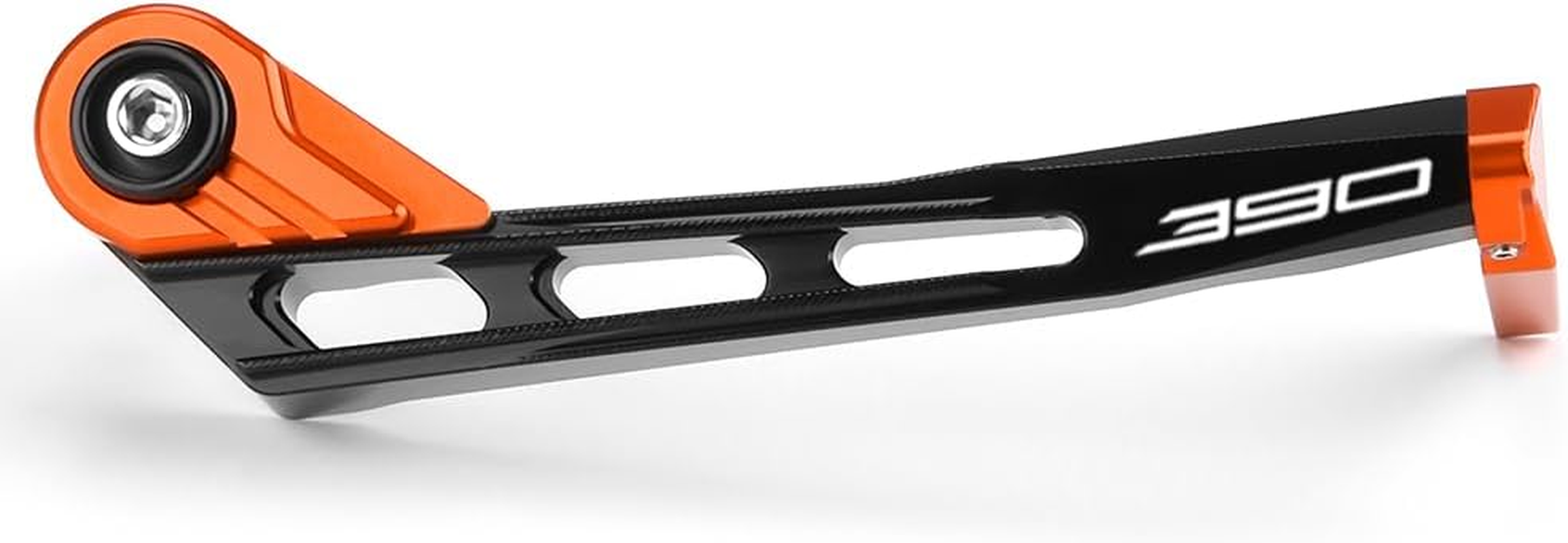 Mokiton Motorcycle Brake Clutch Lever Guards Bar End Handguard Compatible with K.T.M 390Duke 390RC 2015-2023 2024 | Handlebar Protector Duke390 Rc390 Accessories (Orange) image number 3